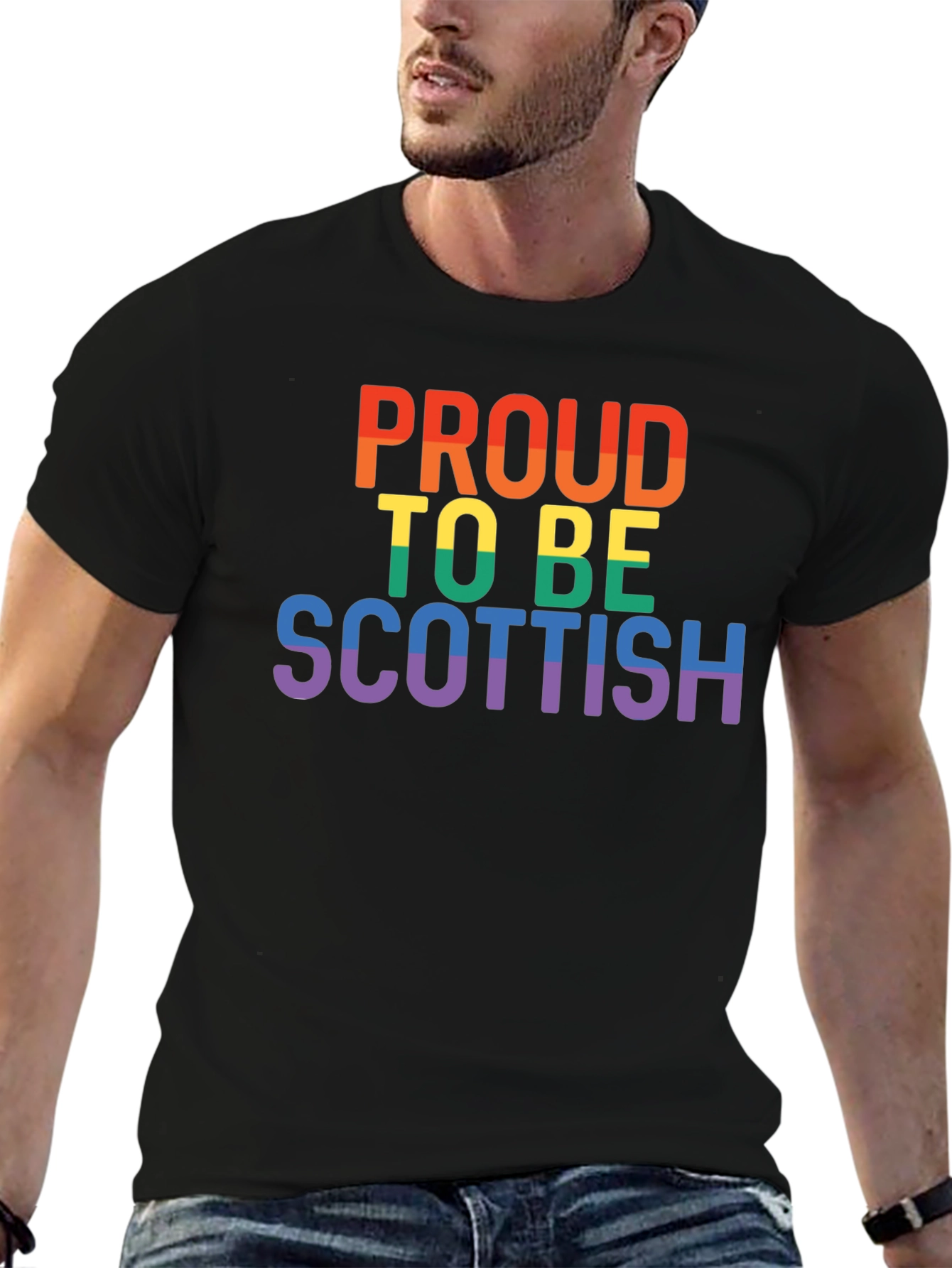 Proud to be Scottish LGBTQ+ Pride T-Shirt