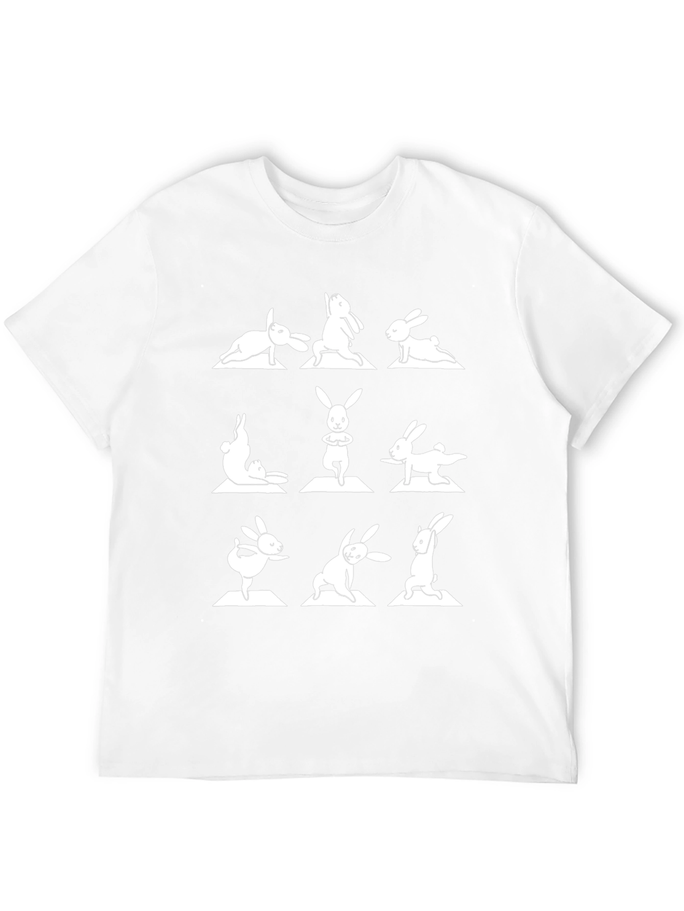 Yoga Bunny T-Shirt - Funny Exercise Tee