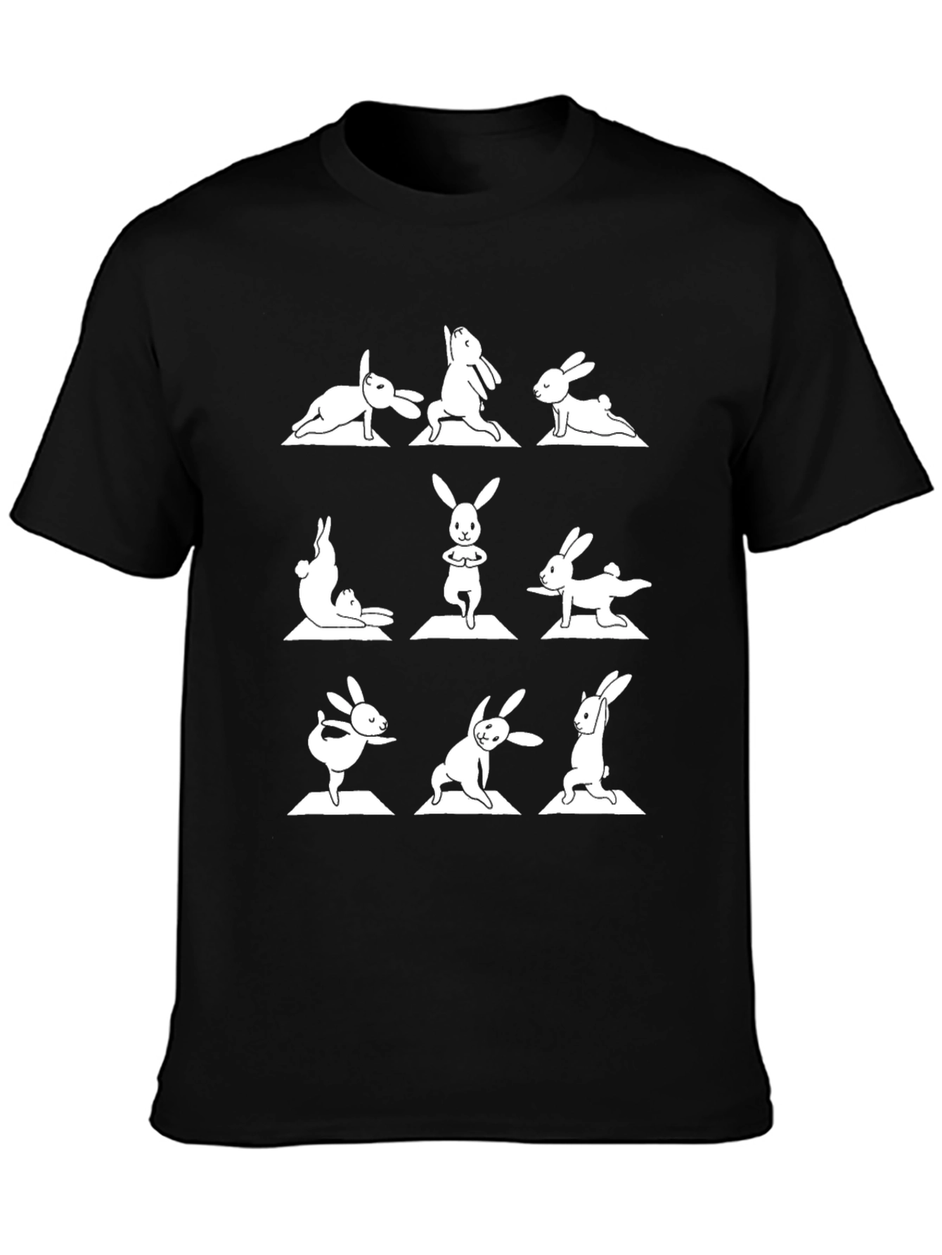 Yoga Bunny T-Shirt - Funny Exercise Tee