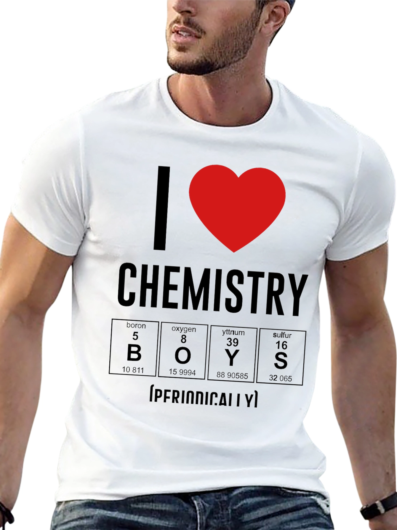 I Heart Chemistry Periodically Funny T-Shirt