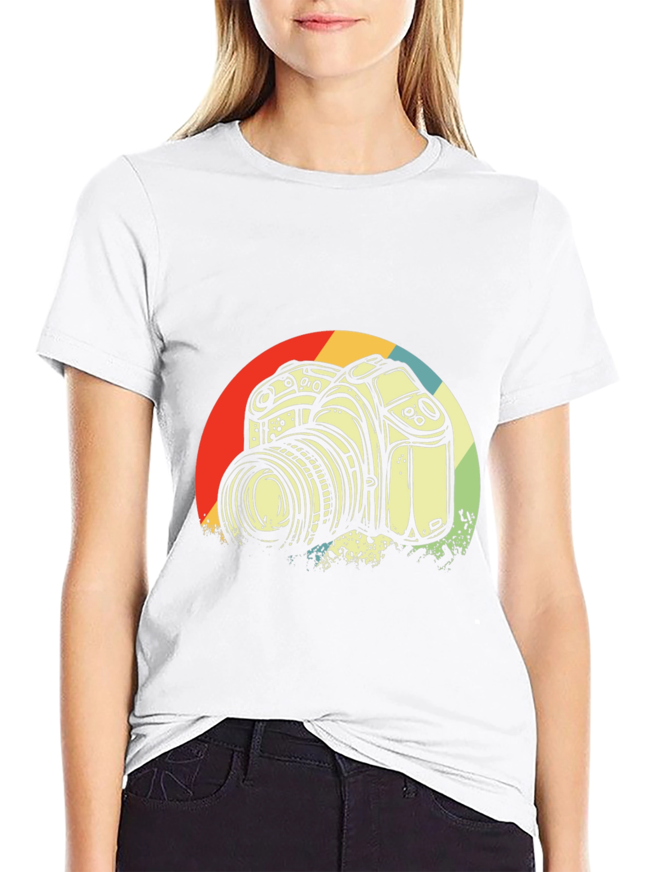 Retro Camera Graphic T-Shirt - Photographer Style