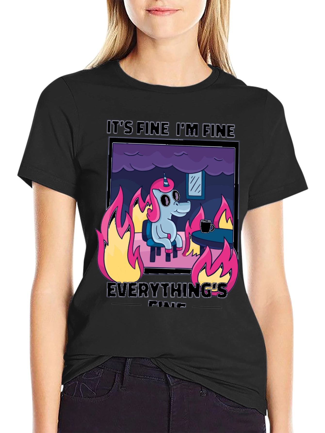 Its Fine Im Fine Everythings Fine T-Shirt