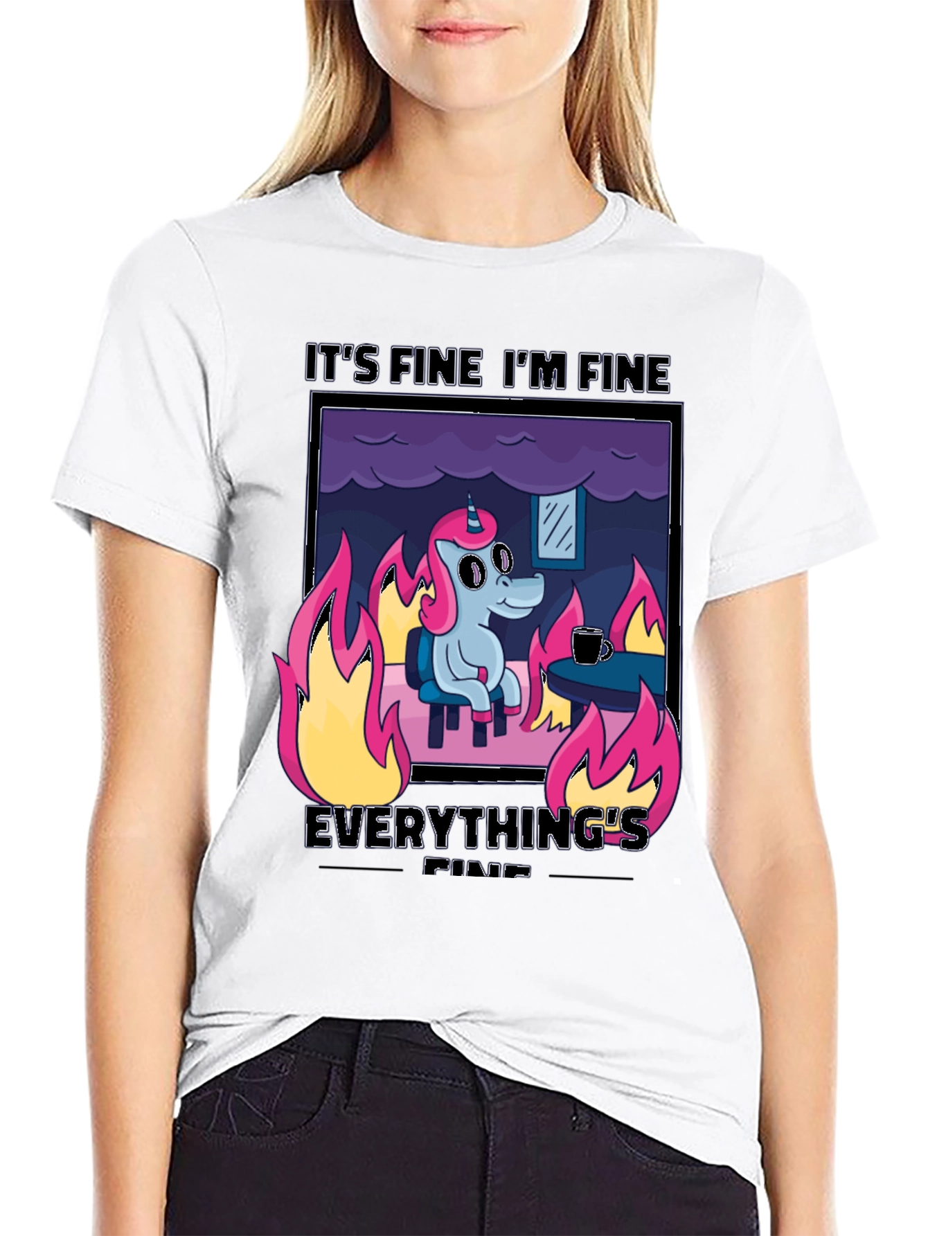 Its Fine Im Fine Everythings Fine T-Shirt