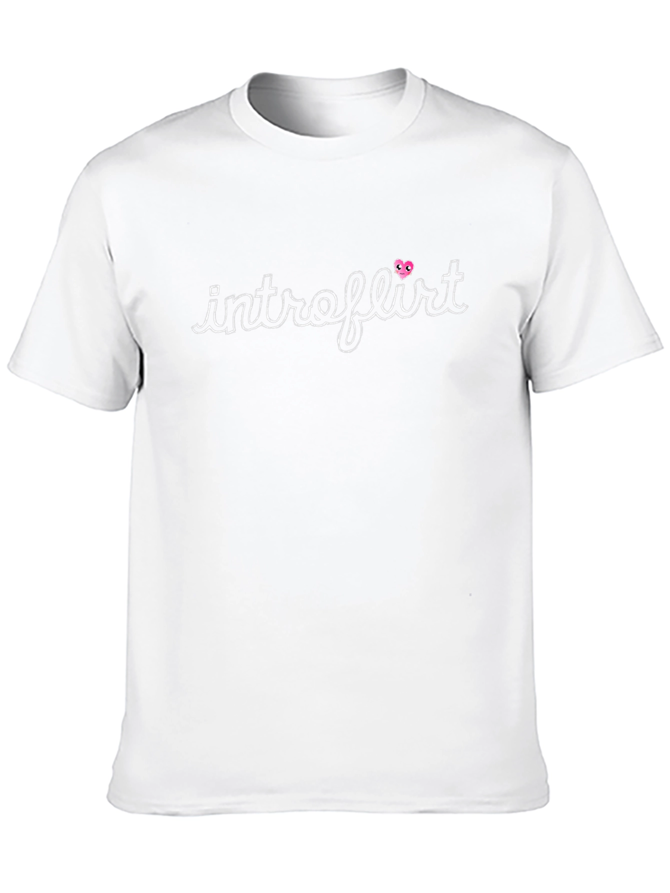 Introflirt Graphic Tee - Black Cotton Comfort