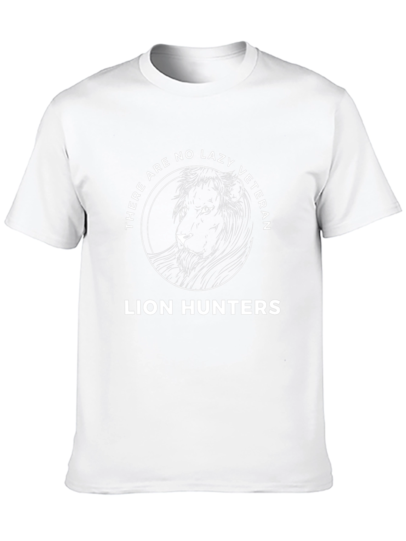 Lion Hunters Veteran Graphic T-Shirt - Black