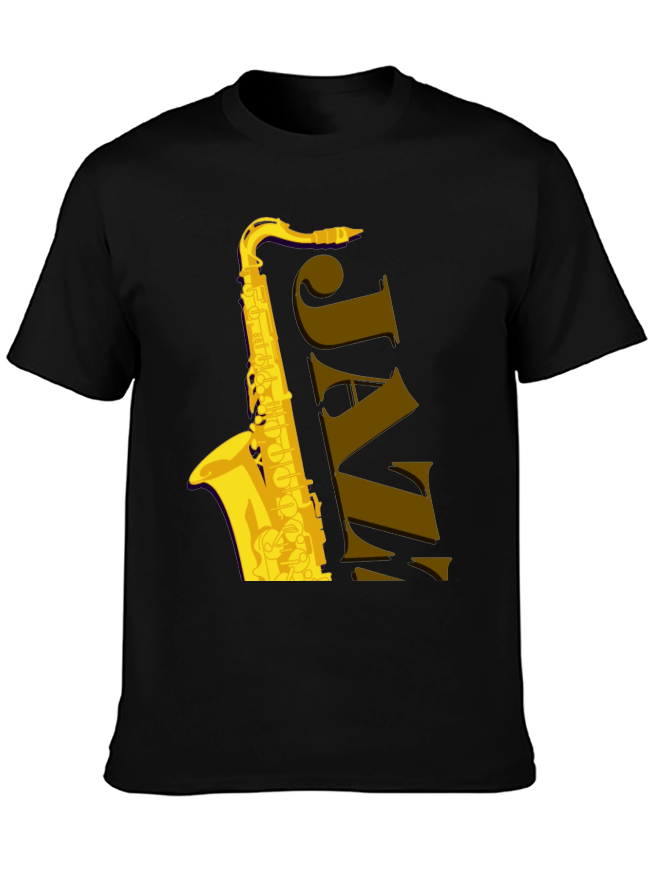 Jazz Saxophone T-Shirt - Musical Style Tee