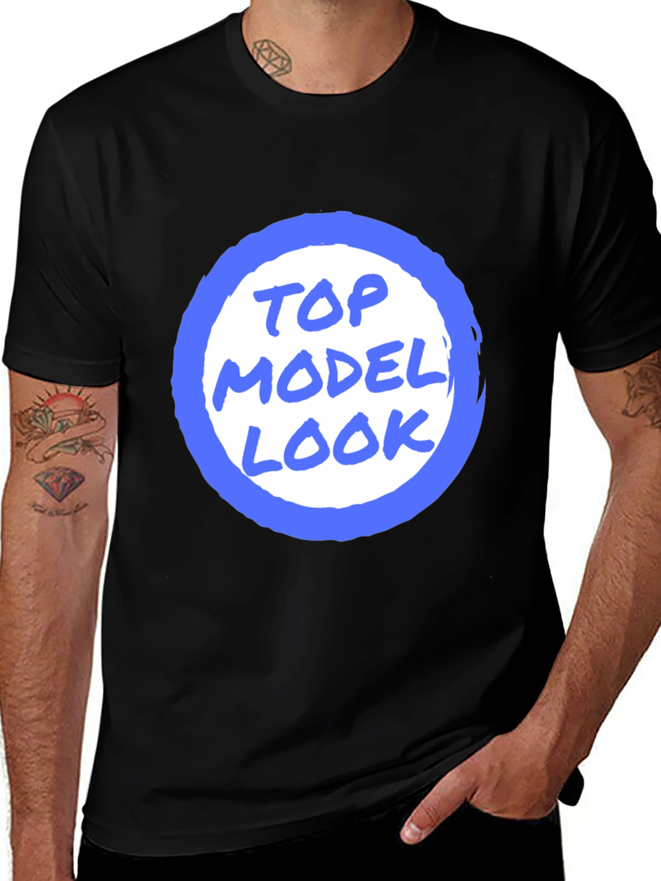 Top Model Look Graphic T-Shirt