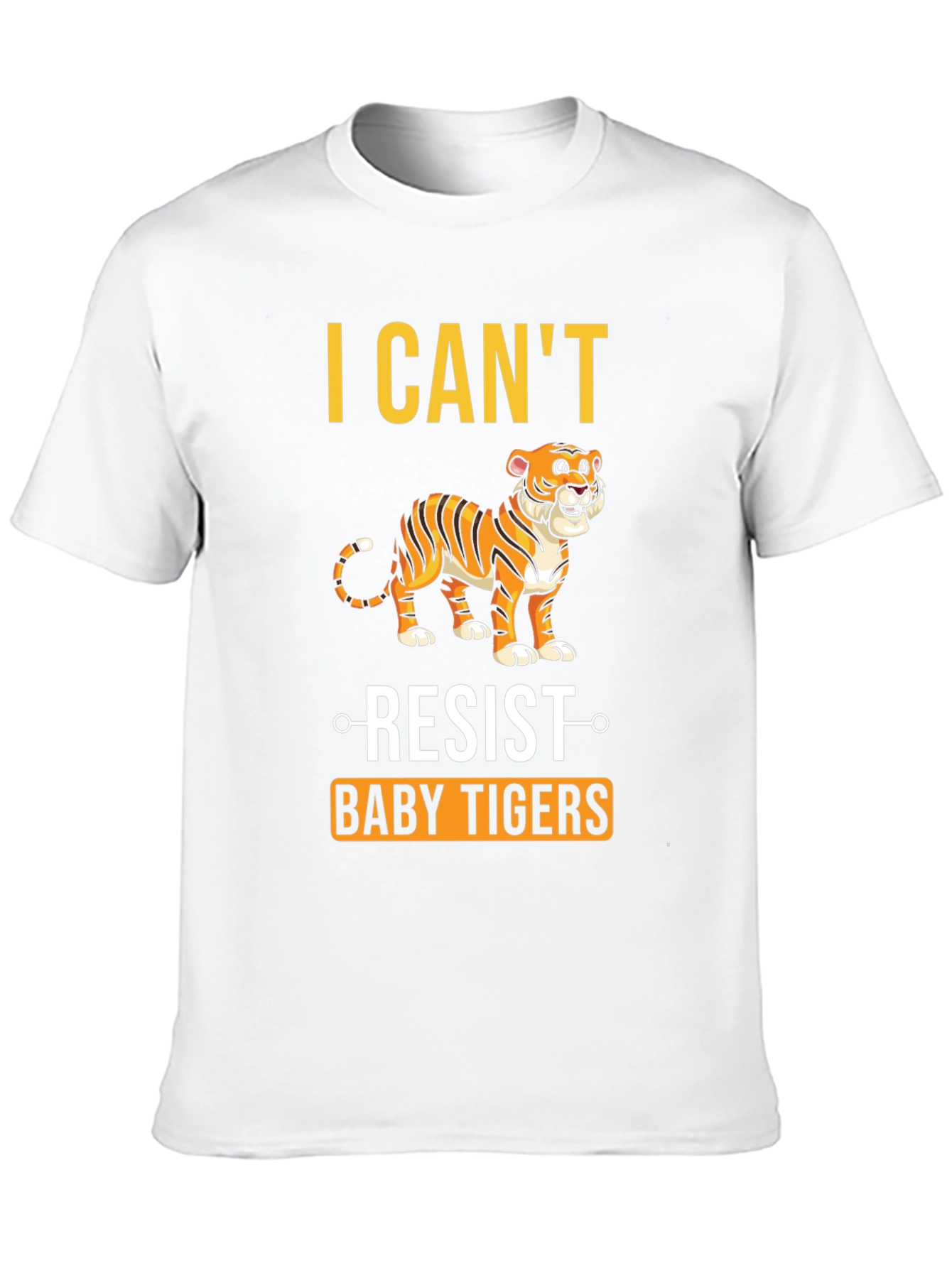 I Cant Resist Baby Tigers Graphic T-Shirt