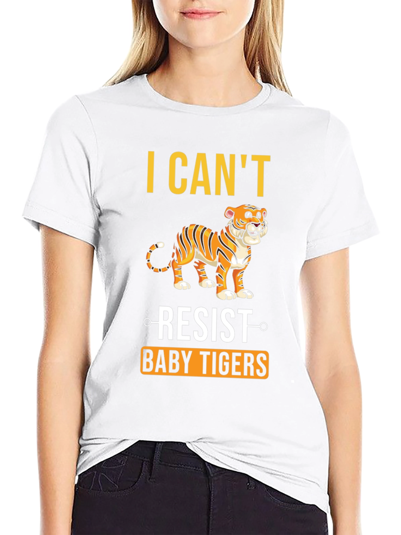I Cant Resist Baby Tigers Graphic T-Shirt