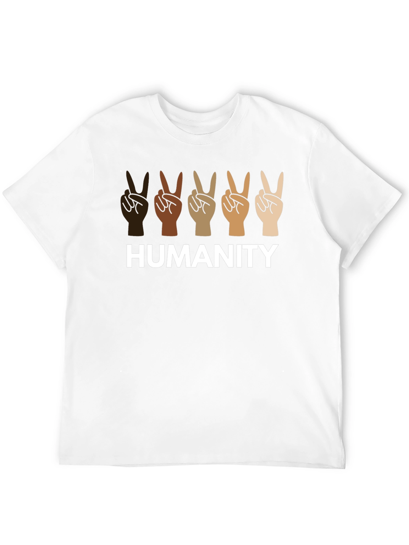 Humanity Peace Sign Diversity T-Shirt