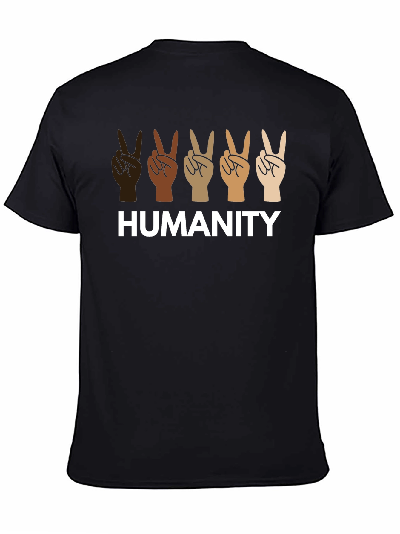 Humanity Peace Sign Diversity T-Shirt