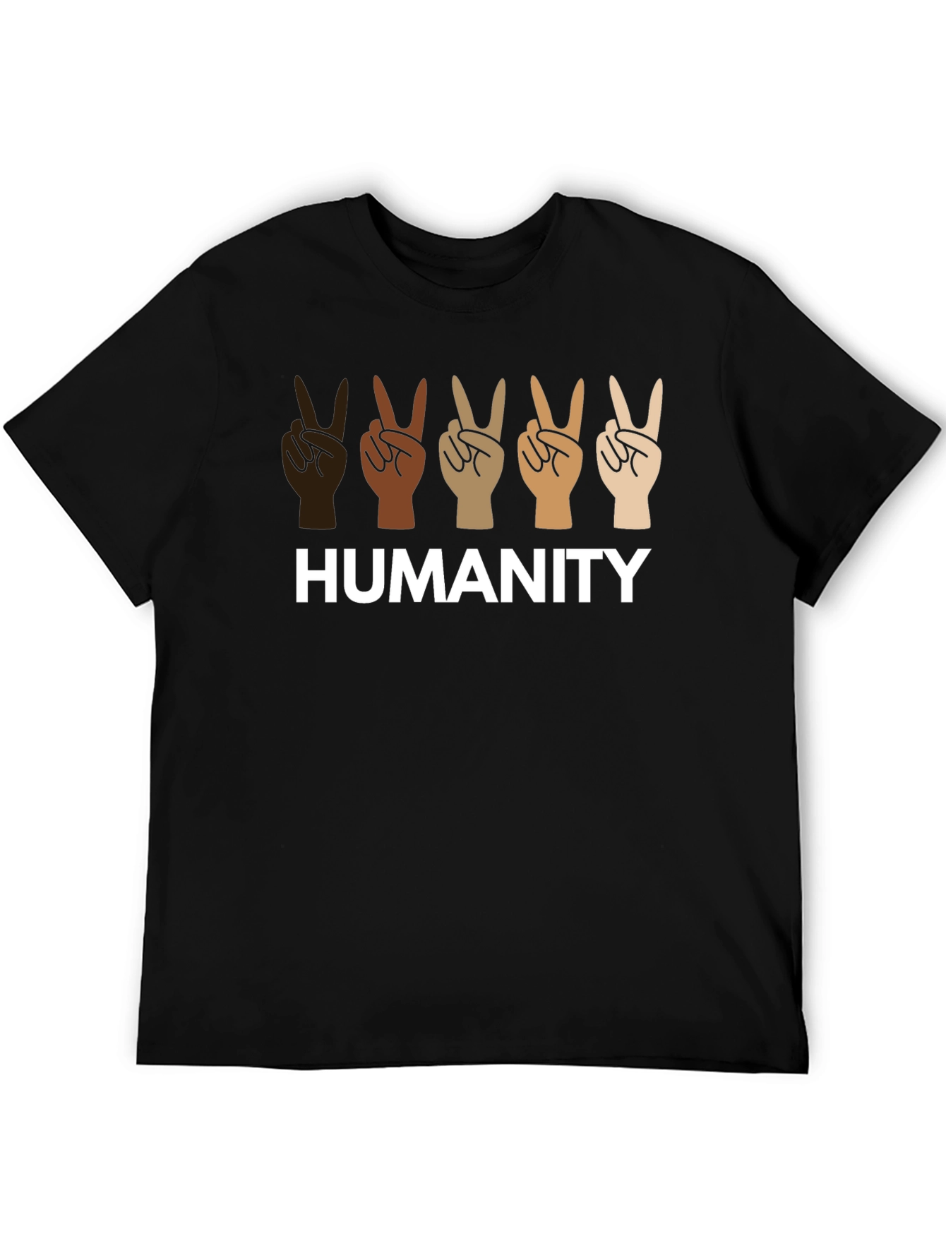 Humanity Peace Sign Diversity T-Shirt