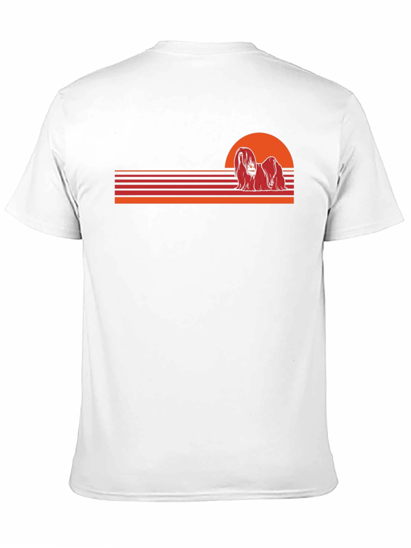 Retro Dog Sunset T-Shirt