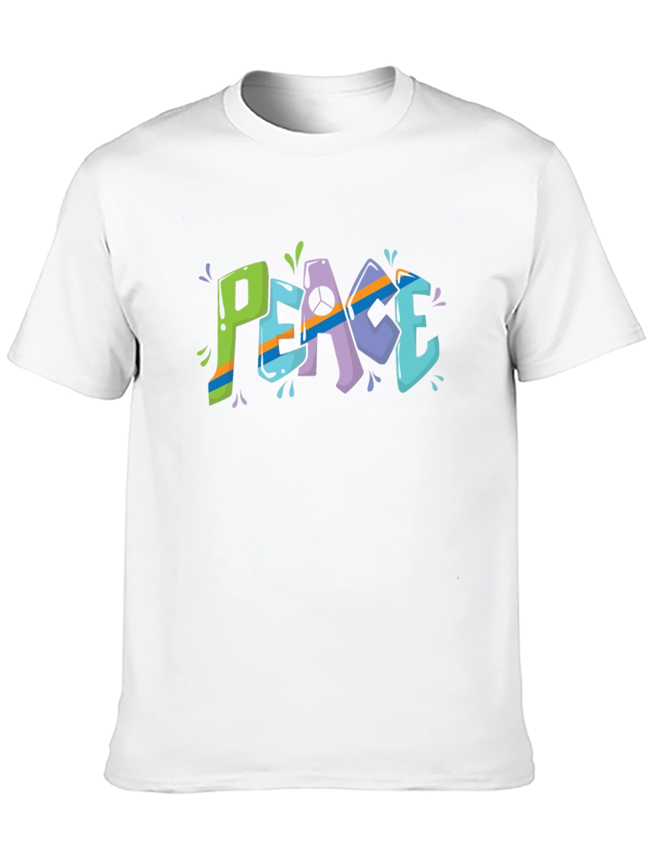 Peace Sign Graphic T-Shirt - Stylish & Trendy