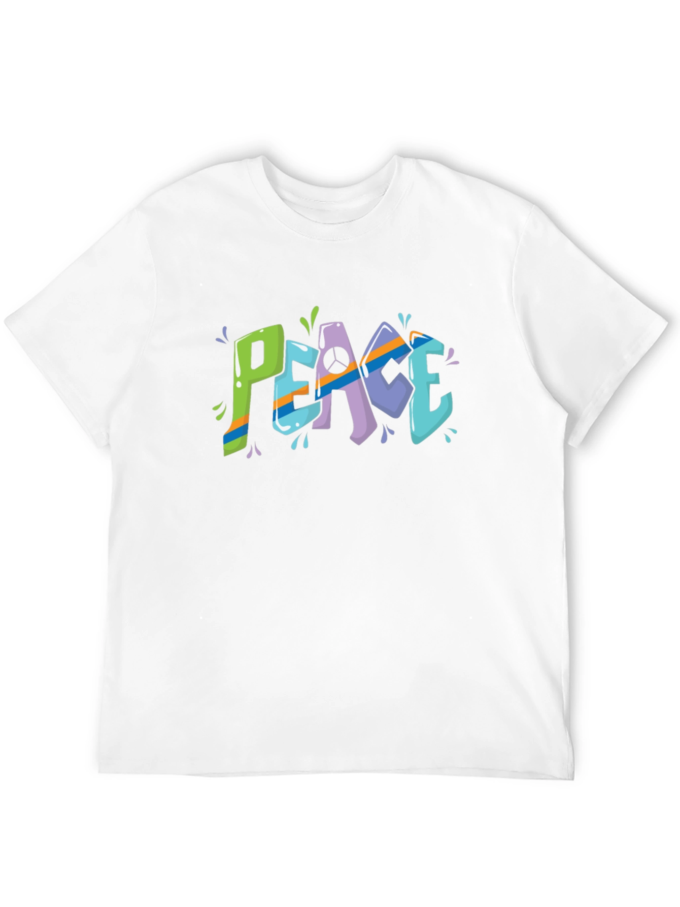 Peace Sign Graphic T-Shirt - Stylish & Trendy