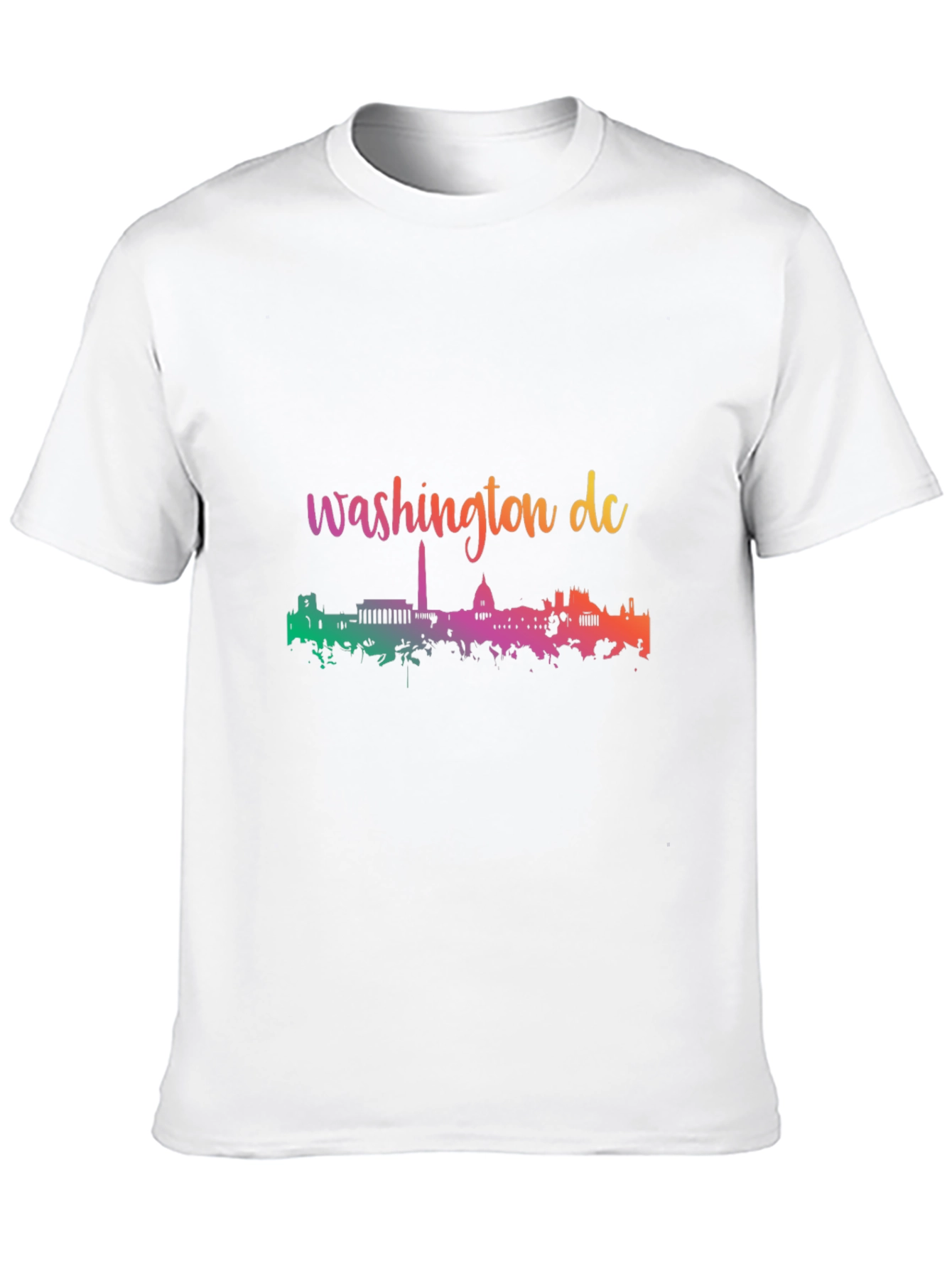 Washington DC Skyline Black T-Shirt