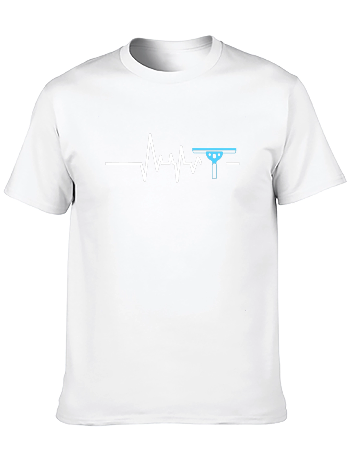 Window Cleaner Heartbeat T-Shirt - Cleaning Obsessed!