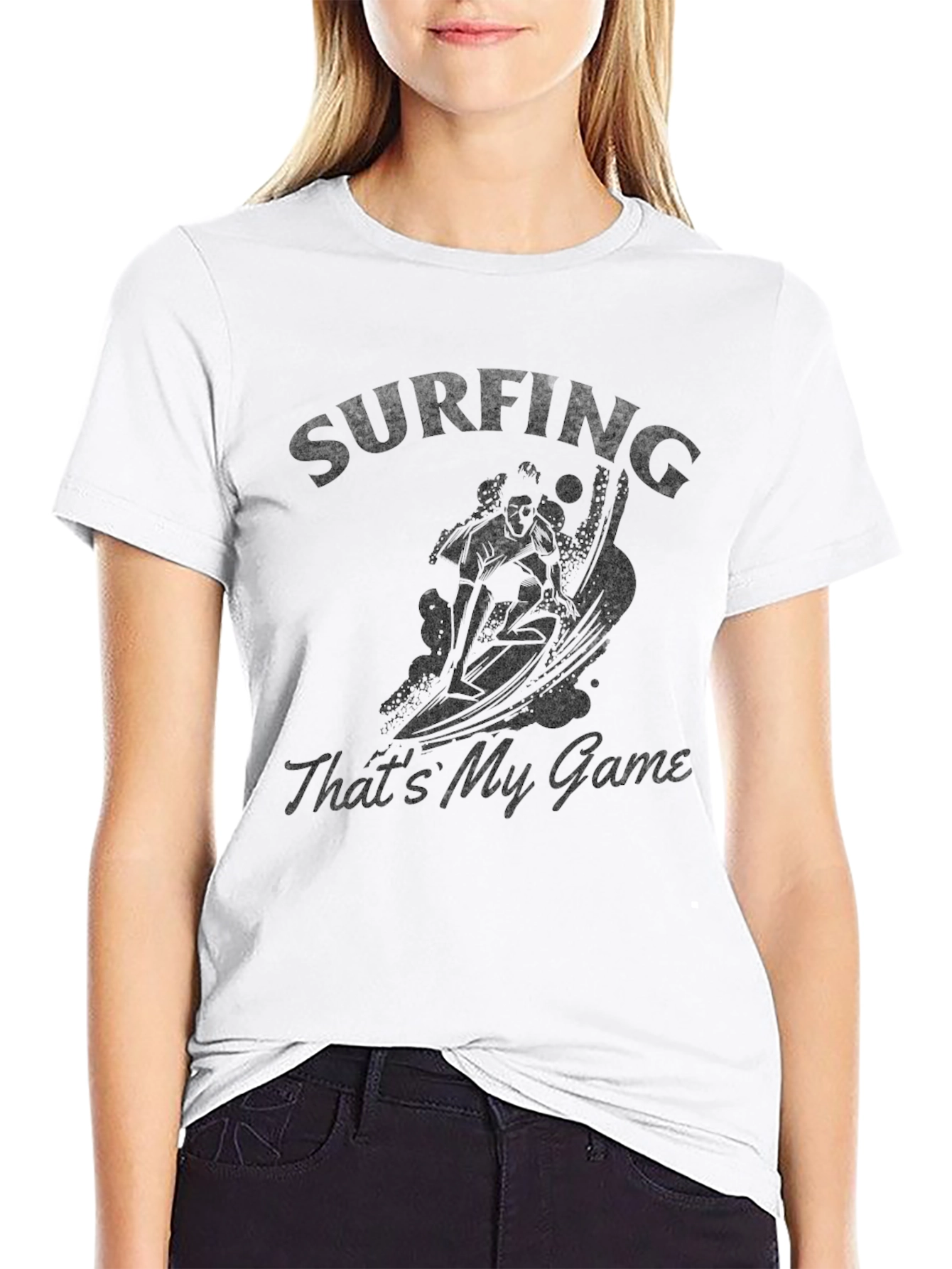 Surfing Graphic T-Shirt - Thats My Game!