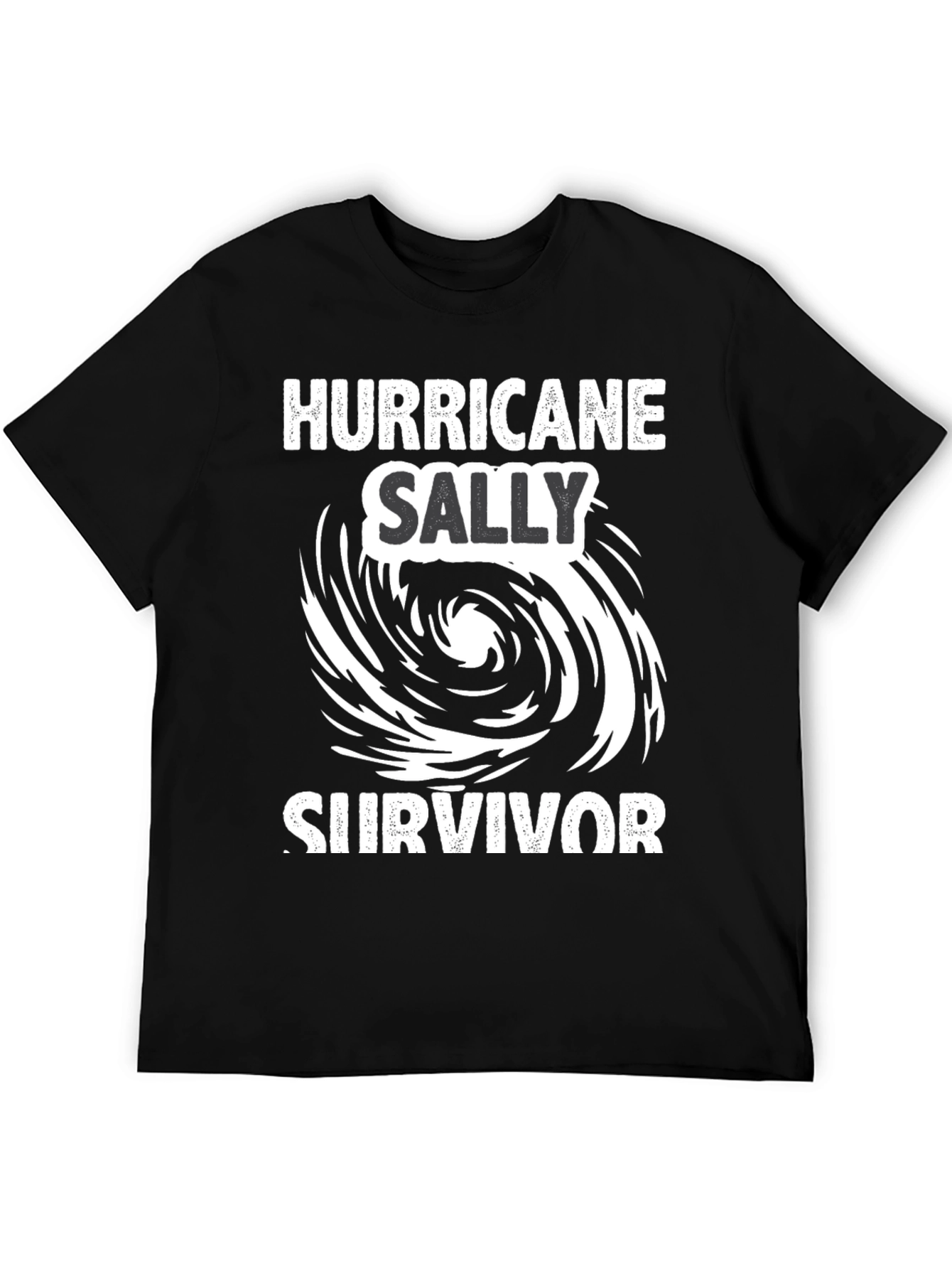 Hurricane Sally Survivor Black T-Shirt