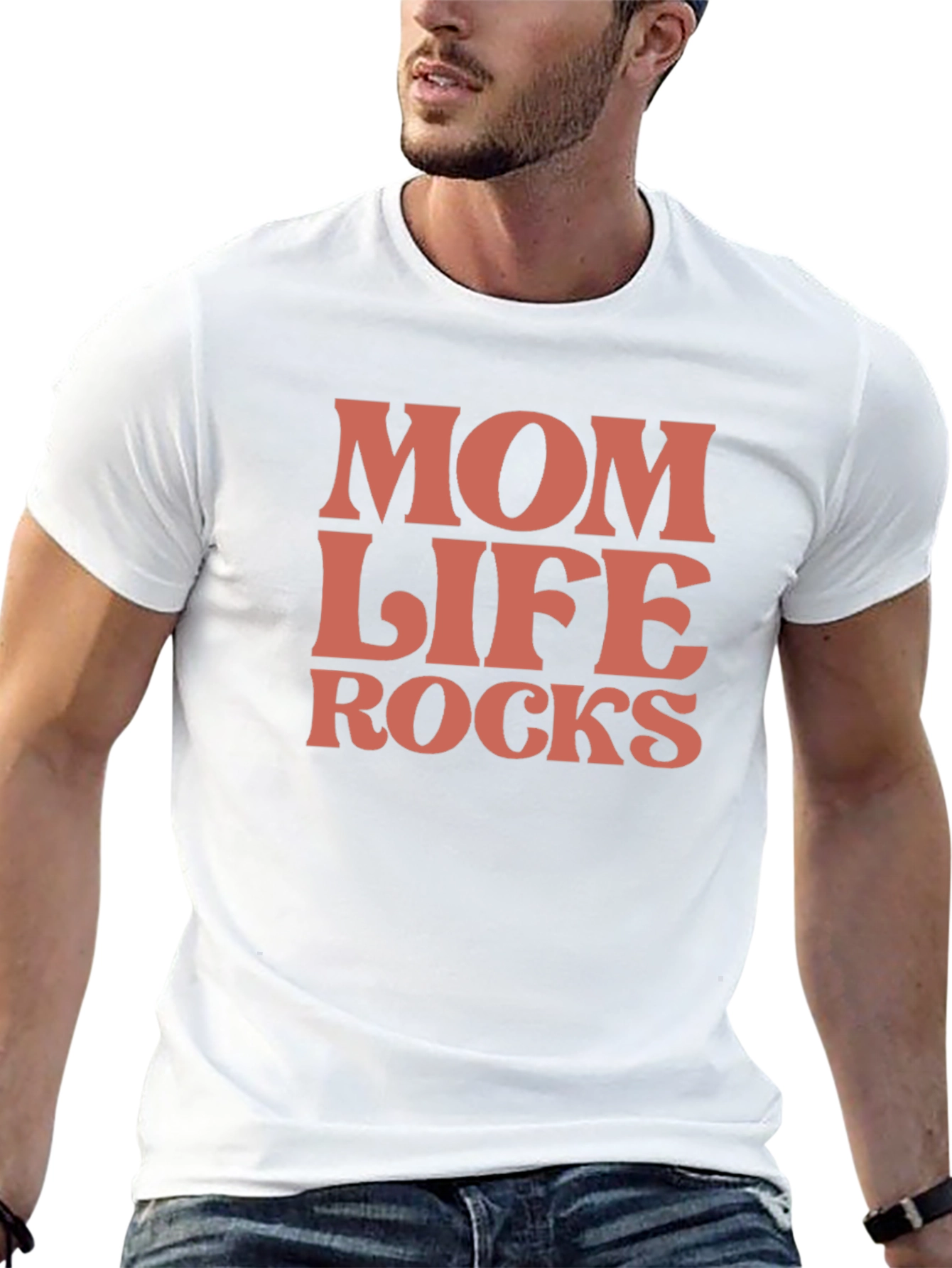 Mom Life Rocks Graphic Tee - Stylish Comfort
