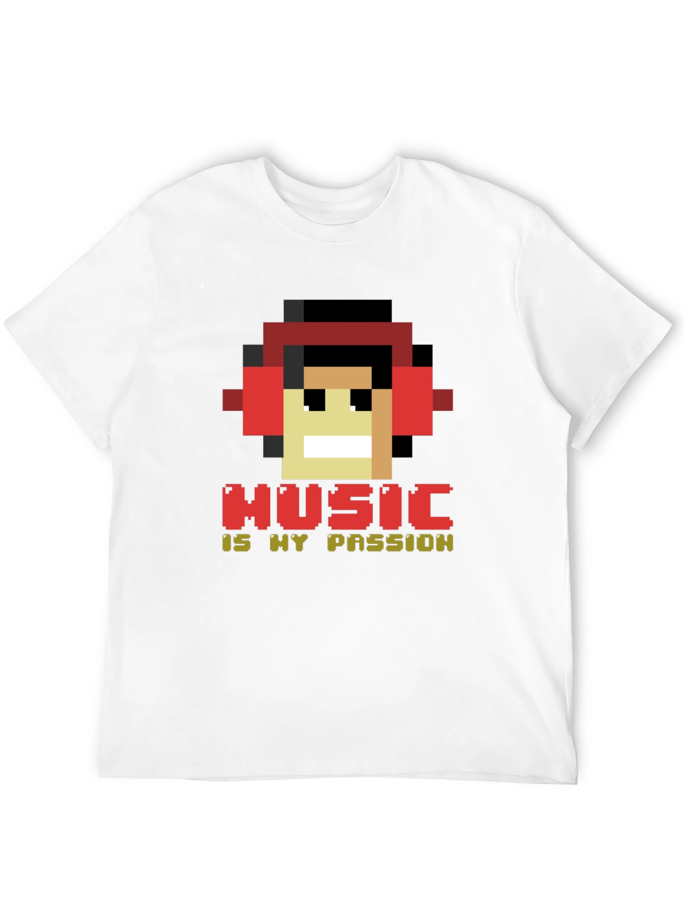 Pixel Music Lover Graphic Tee