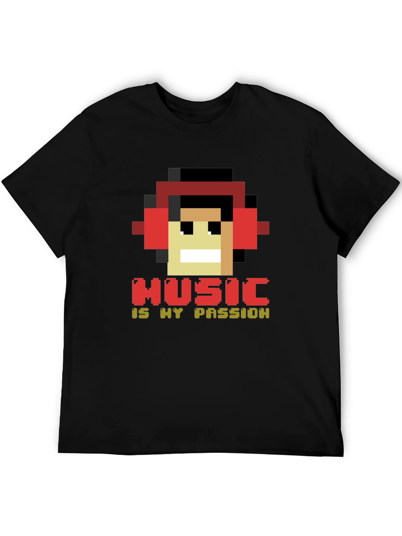 Pixel Music Lover Graphic Tee