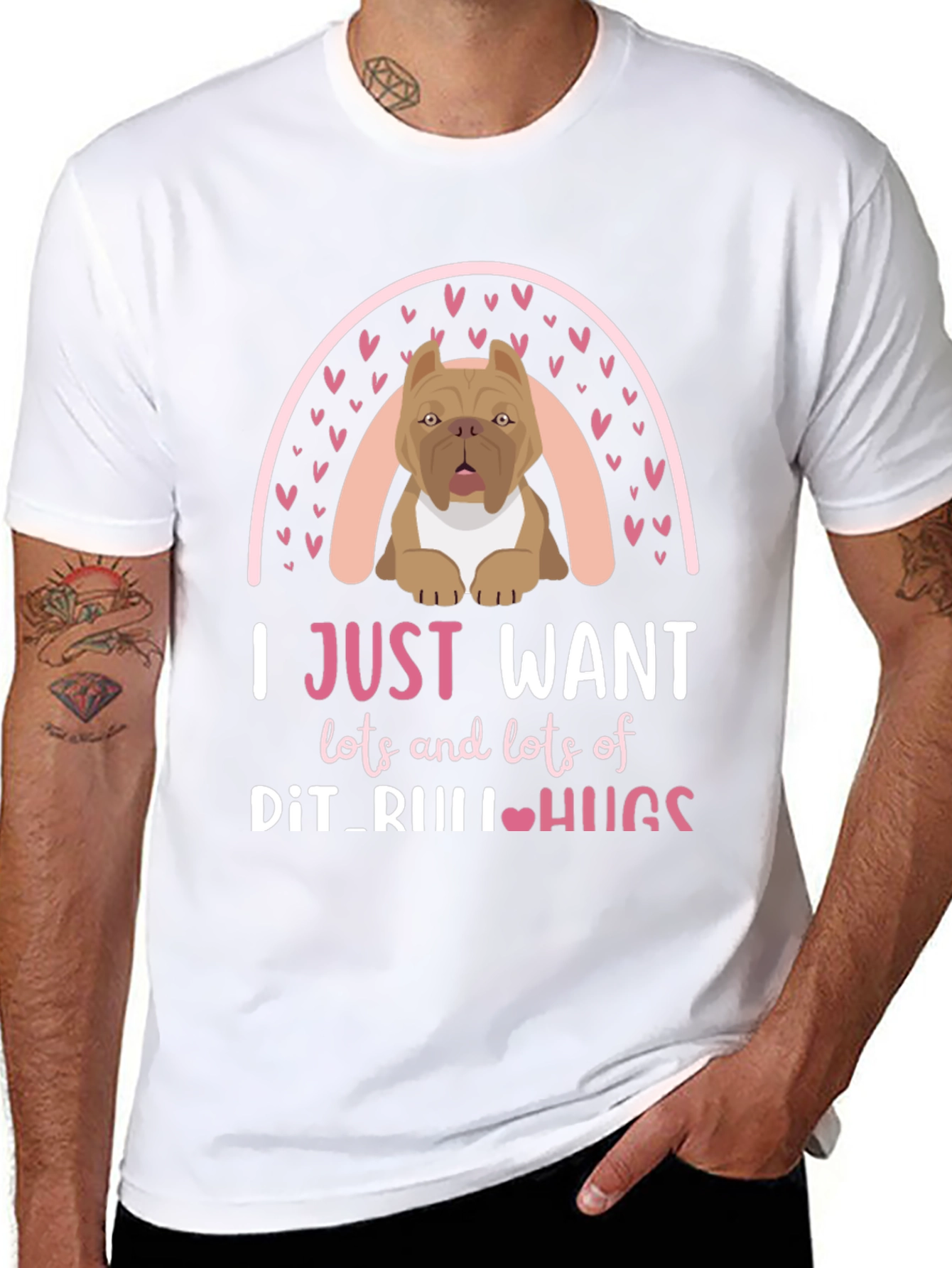 Pit Bull Hugs T-Shirt