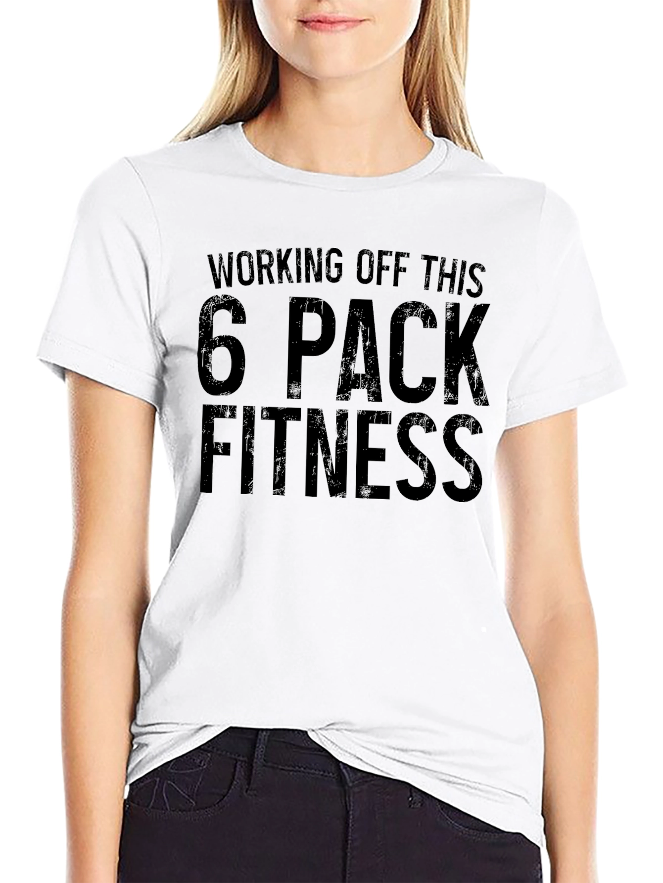 Working Off This 6 Pack Fitness T-Shirt