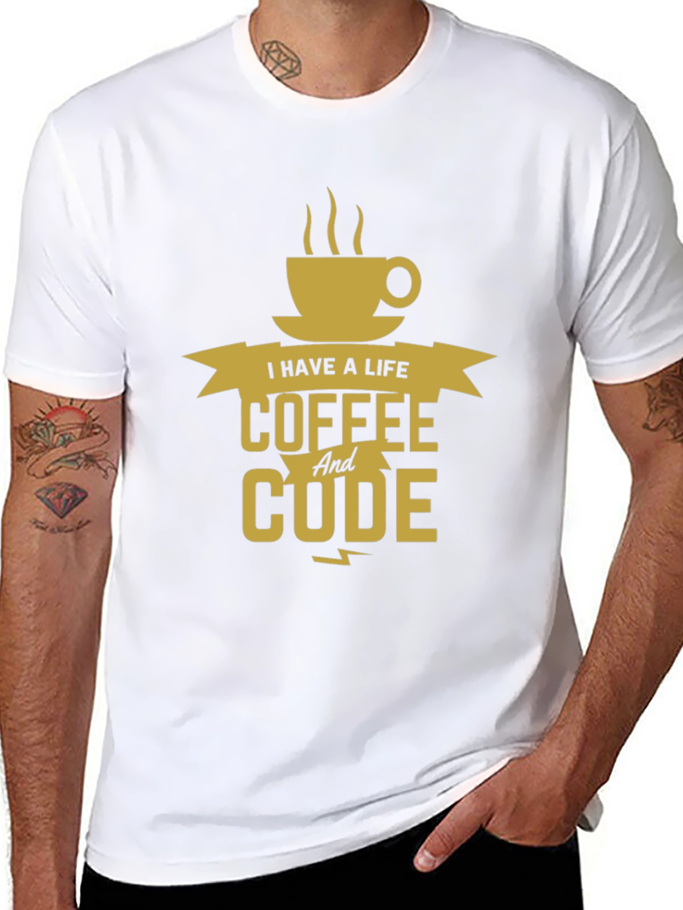 I Have a Life Coffee And Code T-Shirt