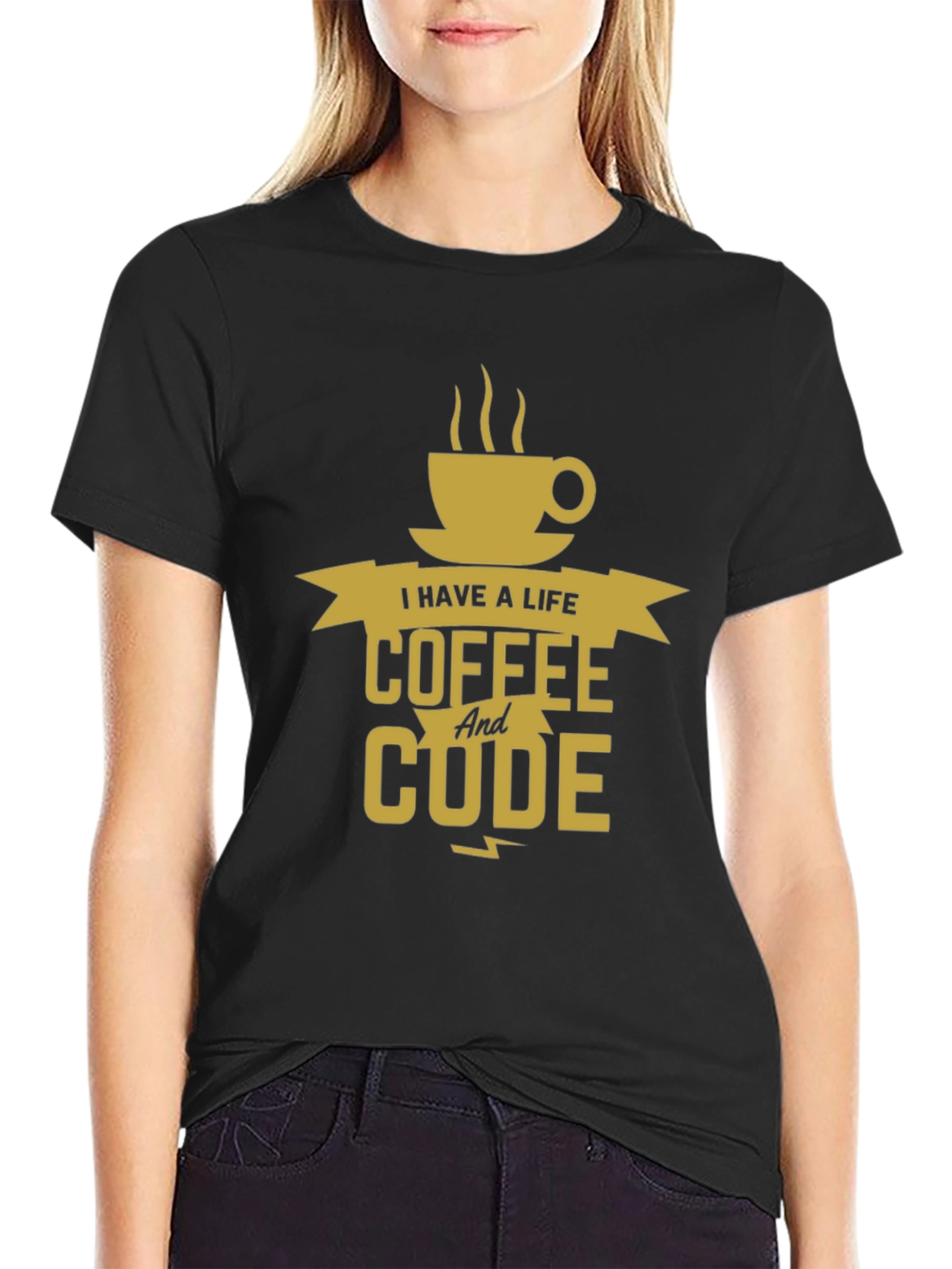 I Have a Life Coffee And Code T-Shirt