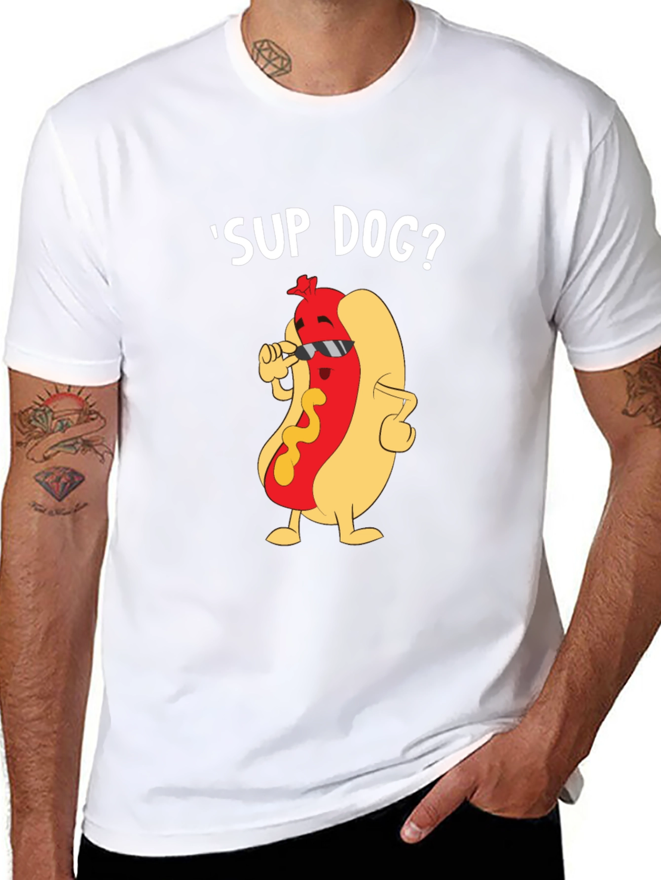 Cool Hot Dog Graphic Tee - Funny Pun T-Shirt