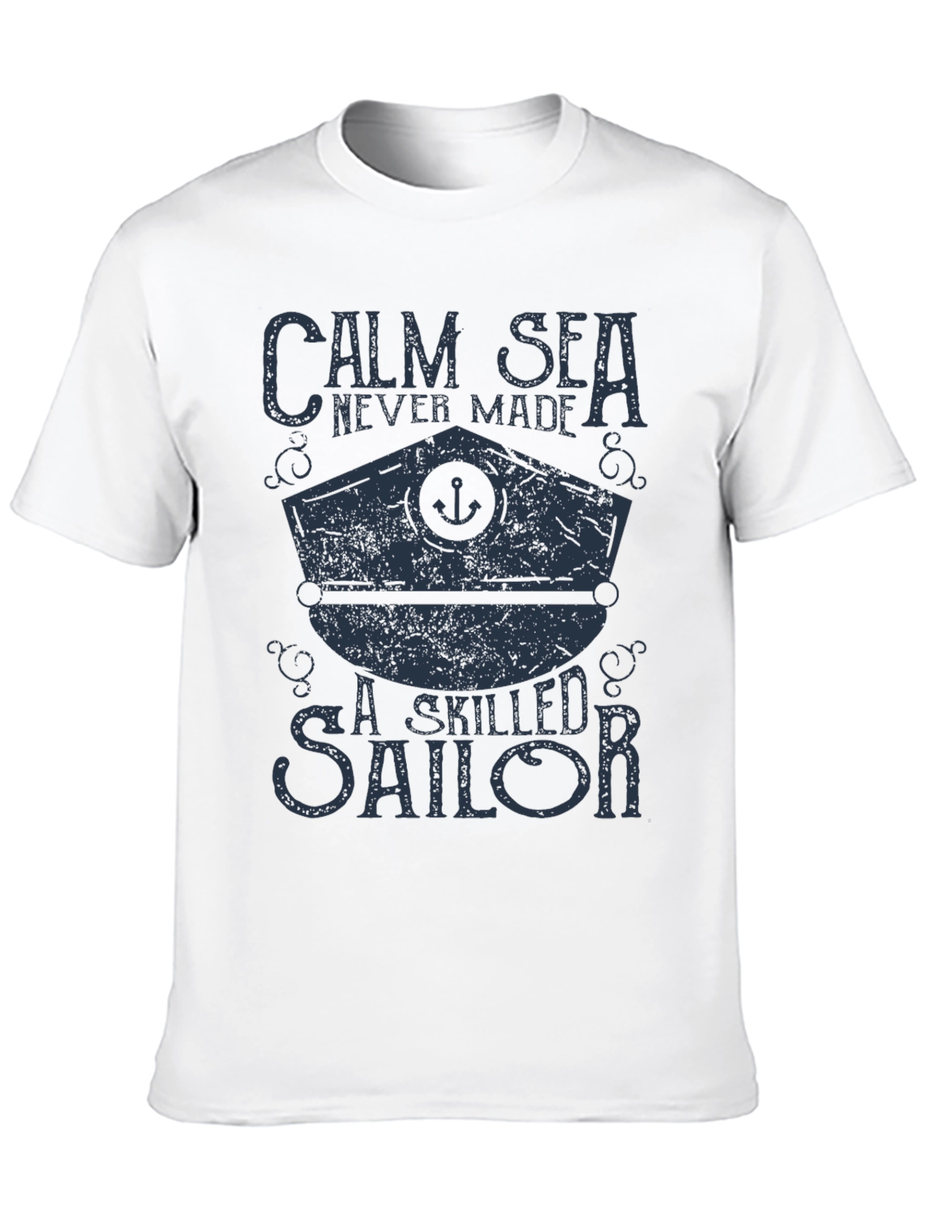 Calm Sea Skilled Sailor Graphic T-Shirt