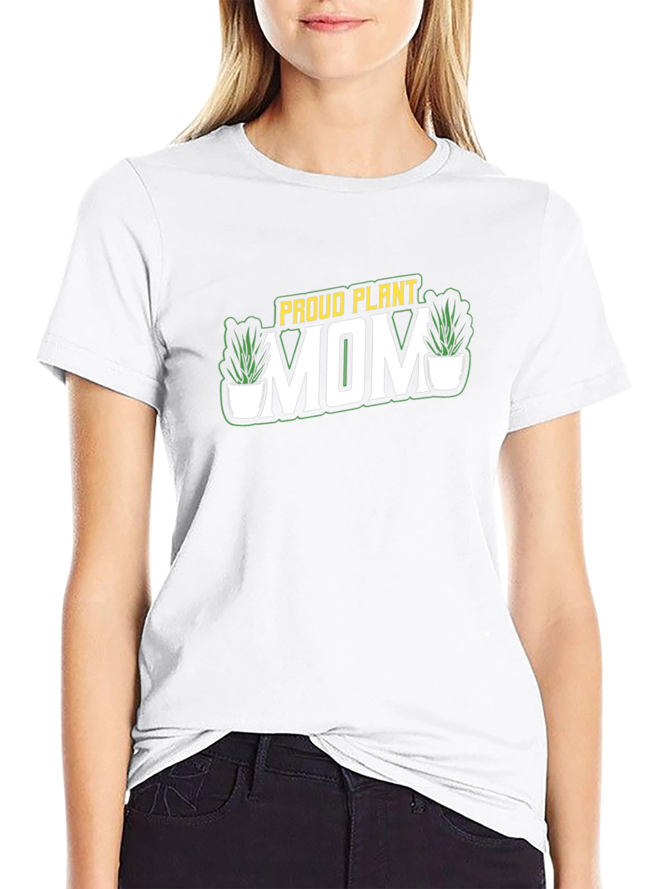 Proud Plant Mom Black T-Shirt