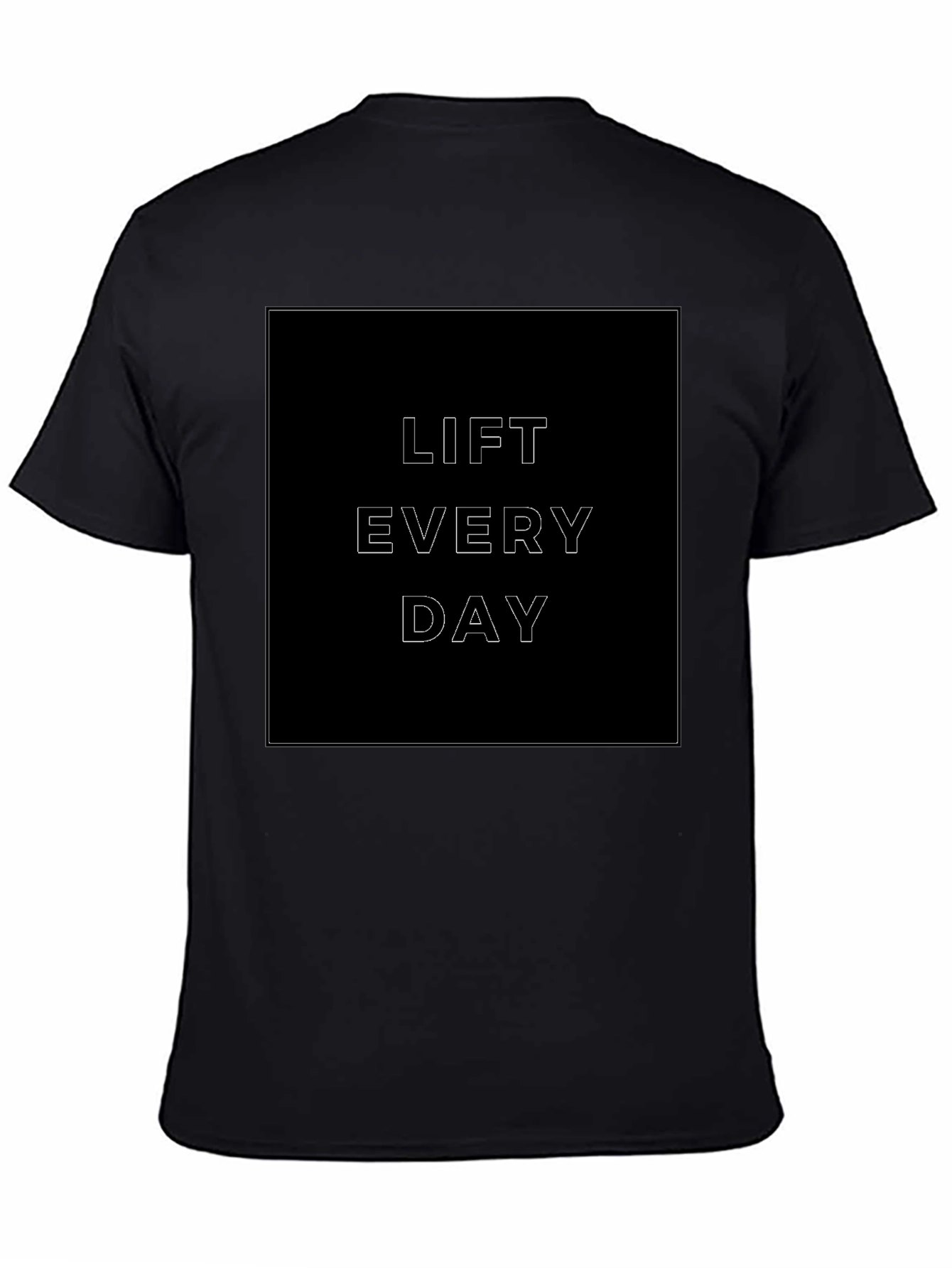 Lift Every Day Graphic Tee - Black
