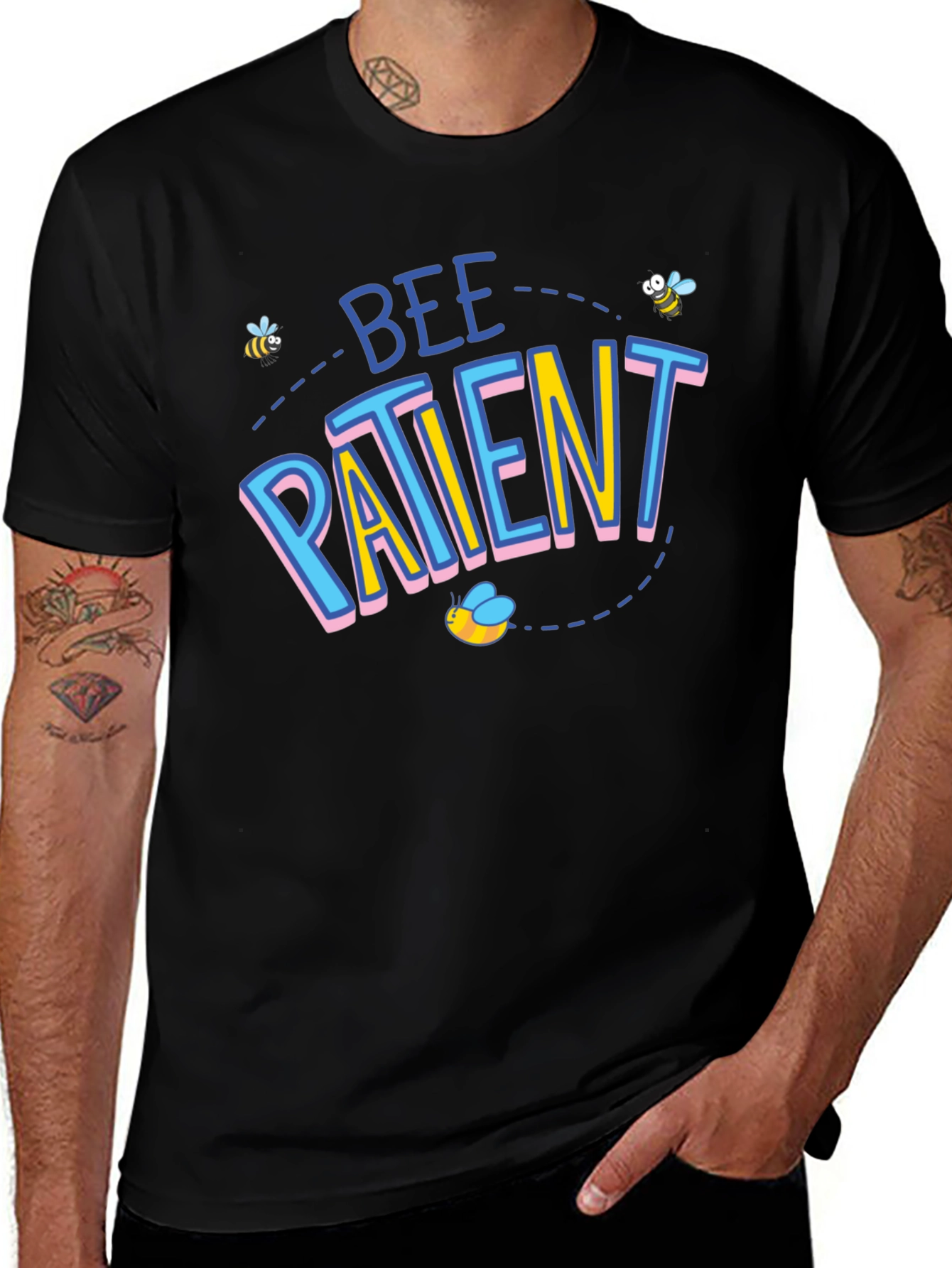 Bee Patient Graphic T-Shirt