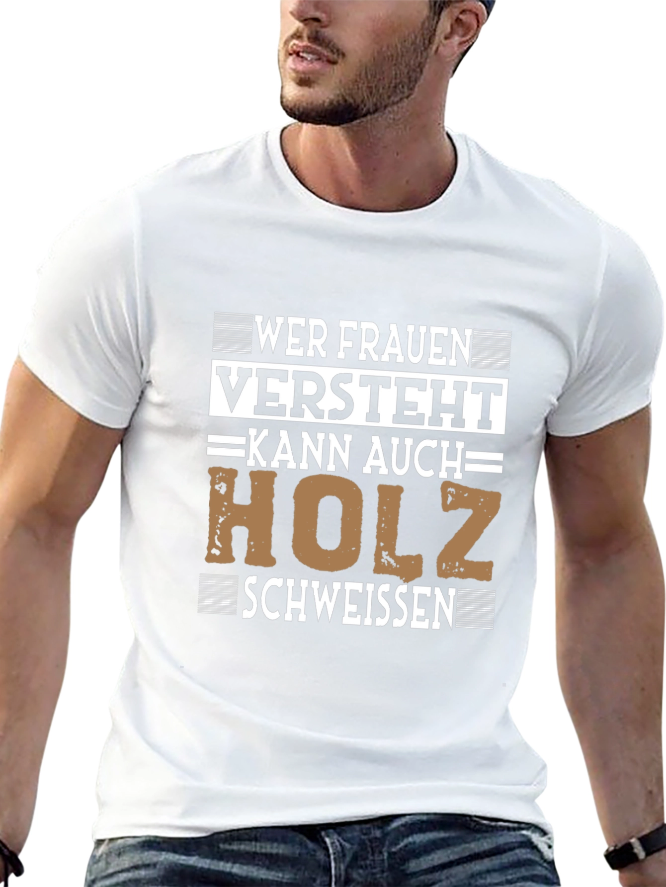 Wer Frauen Versteht Holz Schweissen T-Shirt