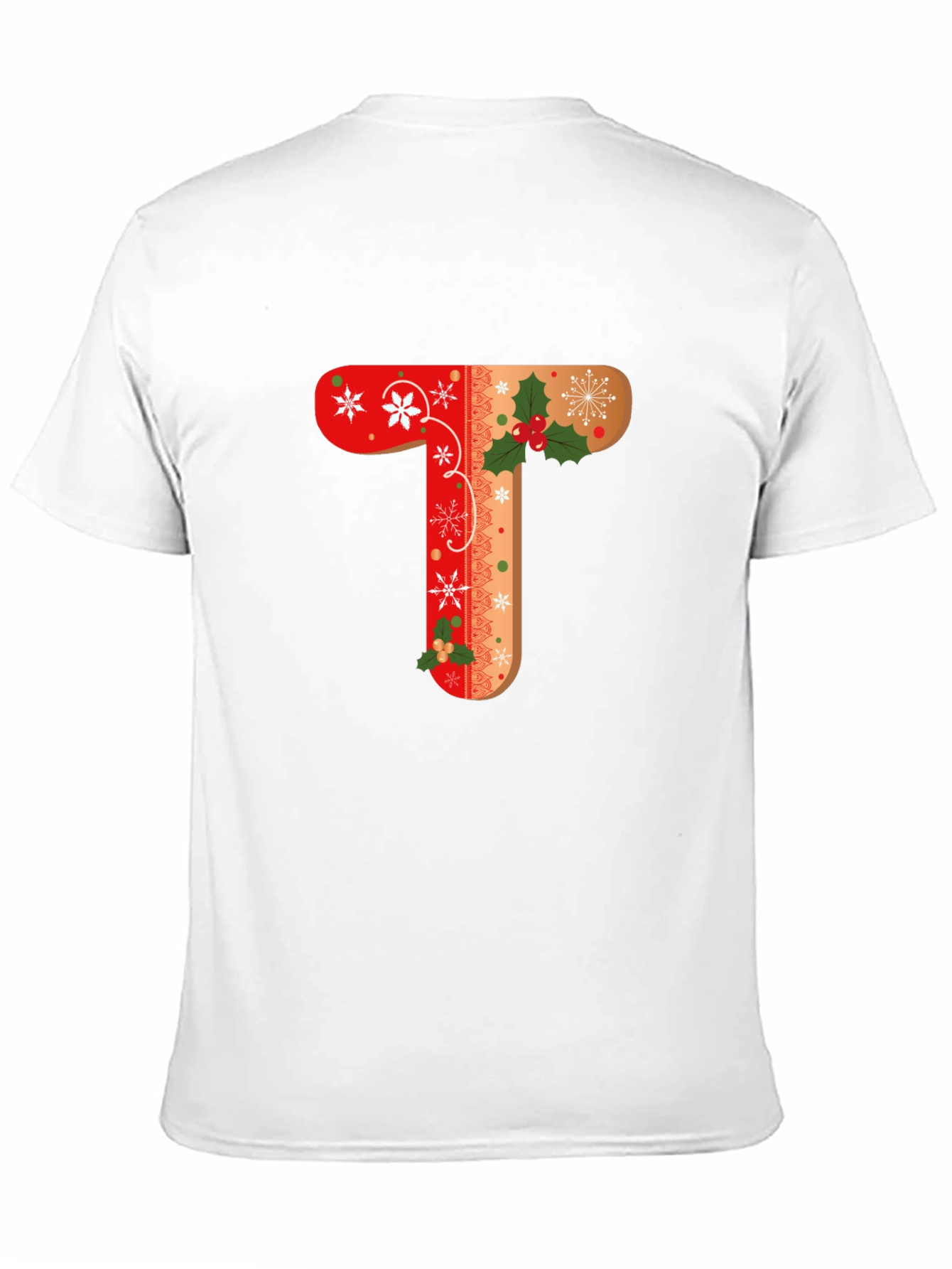 Holiday Letter T Shirt