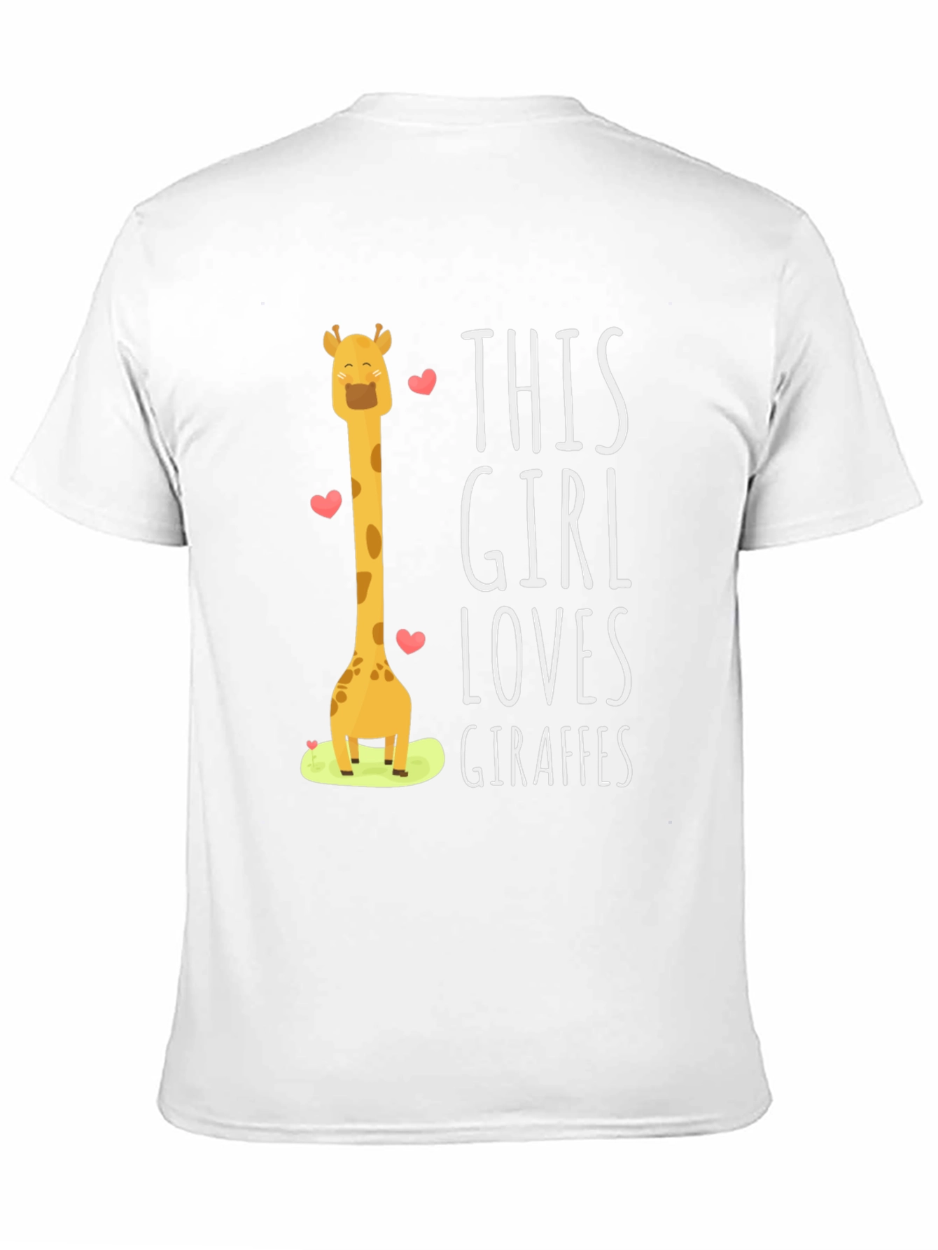 Giraffe Lovers Black T-Shirt