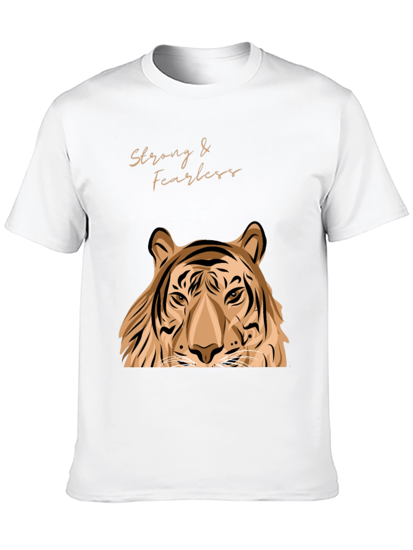 Strong & Fearless Tiger Graphic Tee