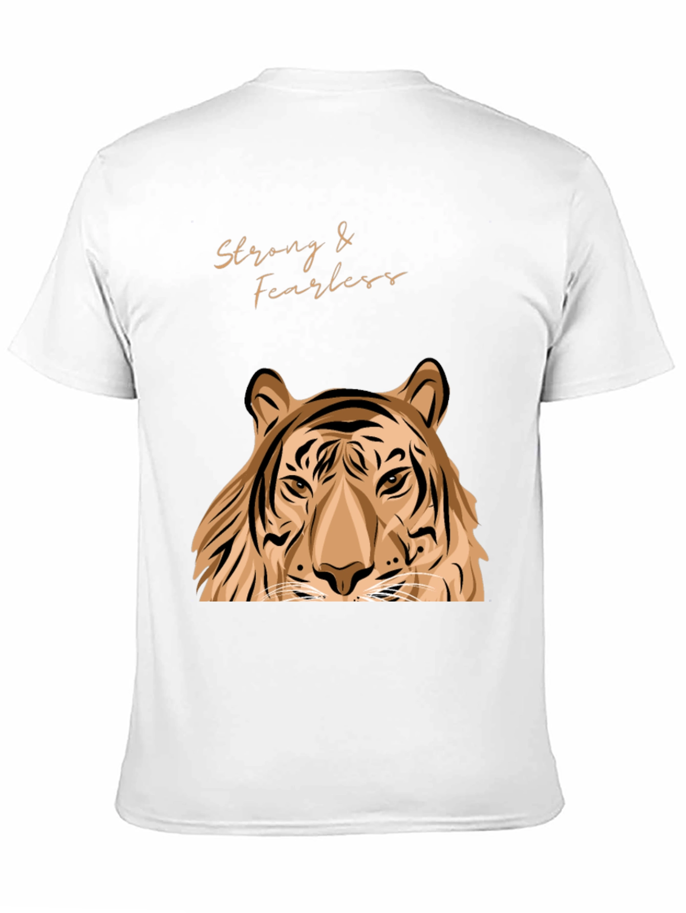 Strong & Fearless Tiger Graphic Tee