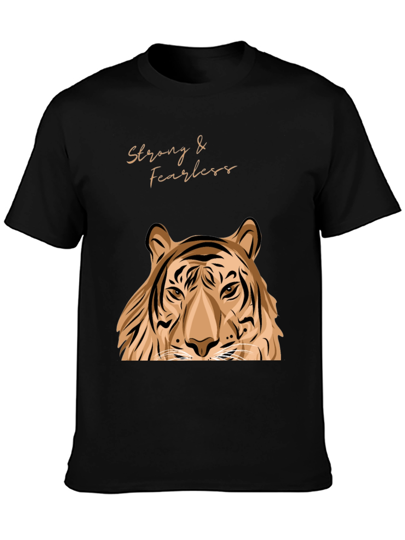 Strong & Fearless Tiger Graphic Tee