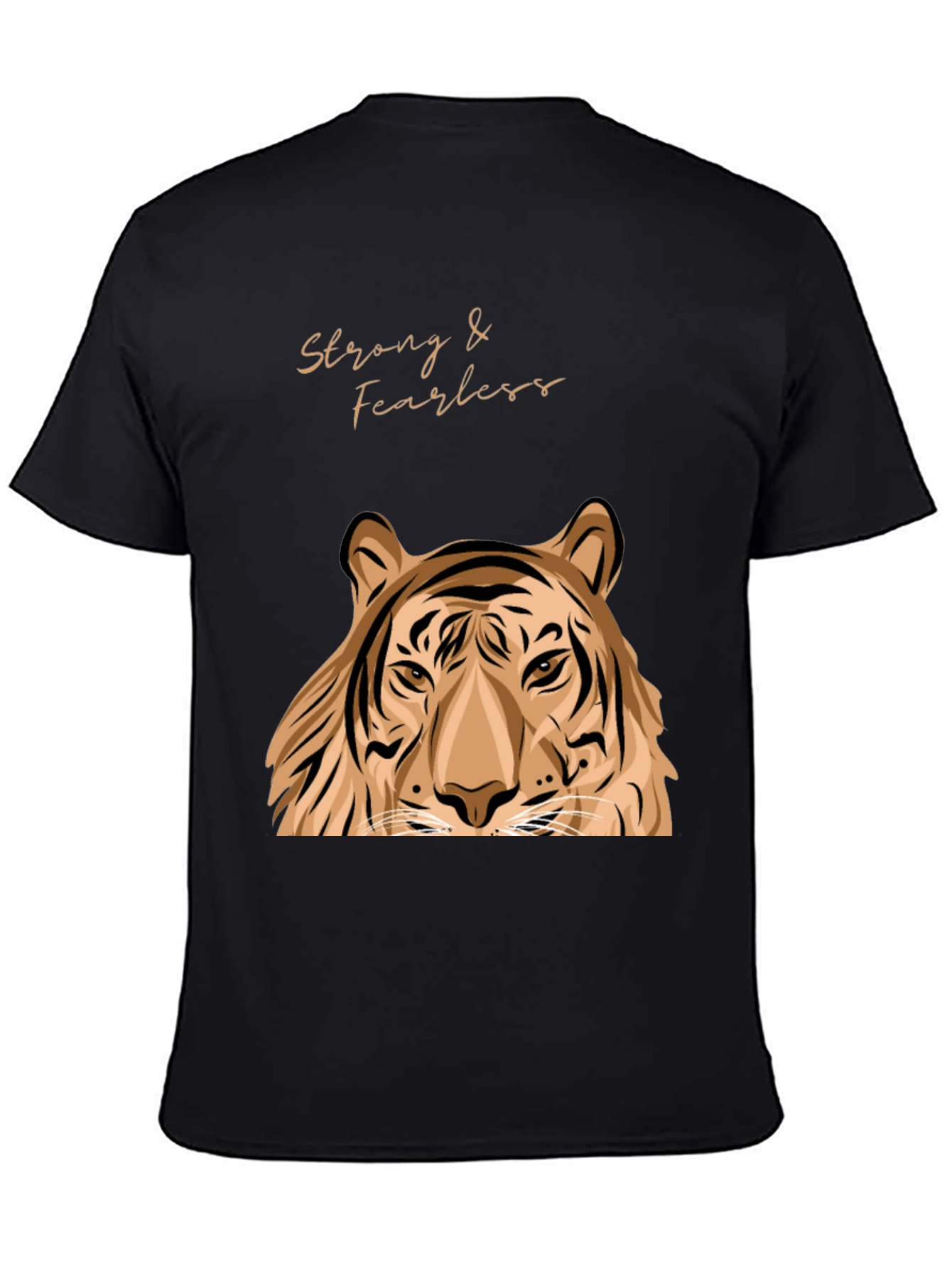 Strong & Fearless Tiger Graphic Tee