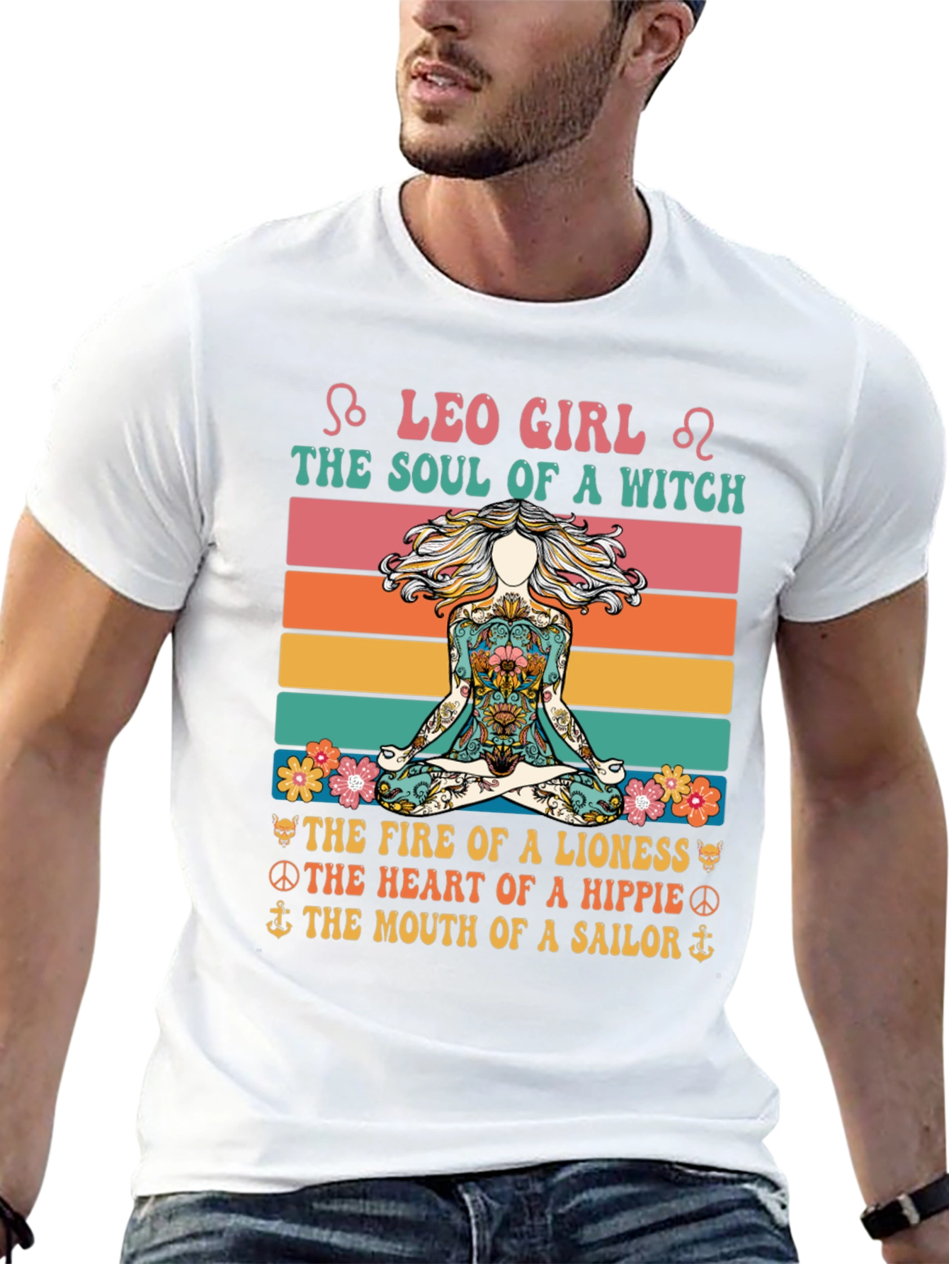 Leo Girl Witch Soul Graphic Tee