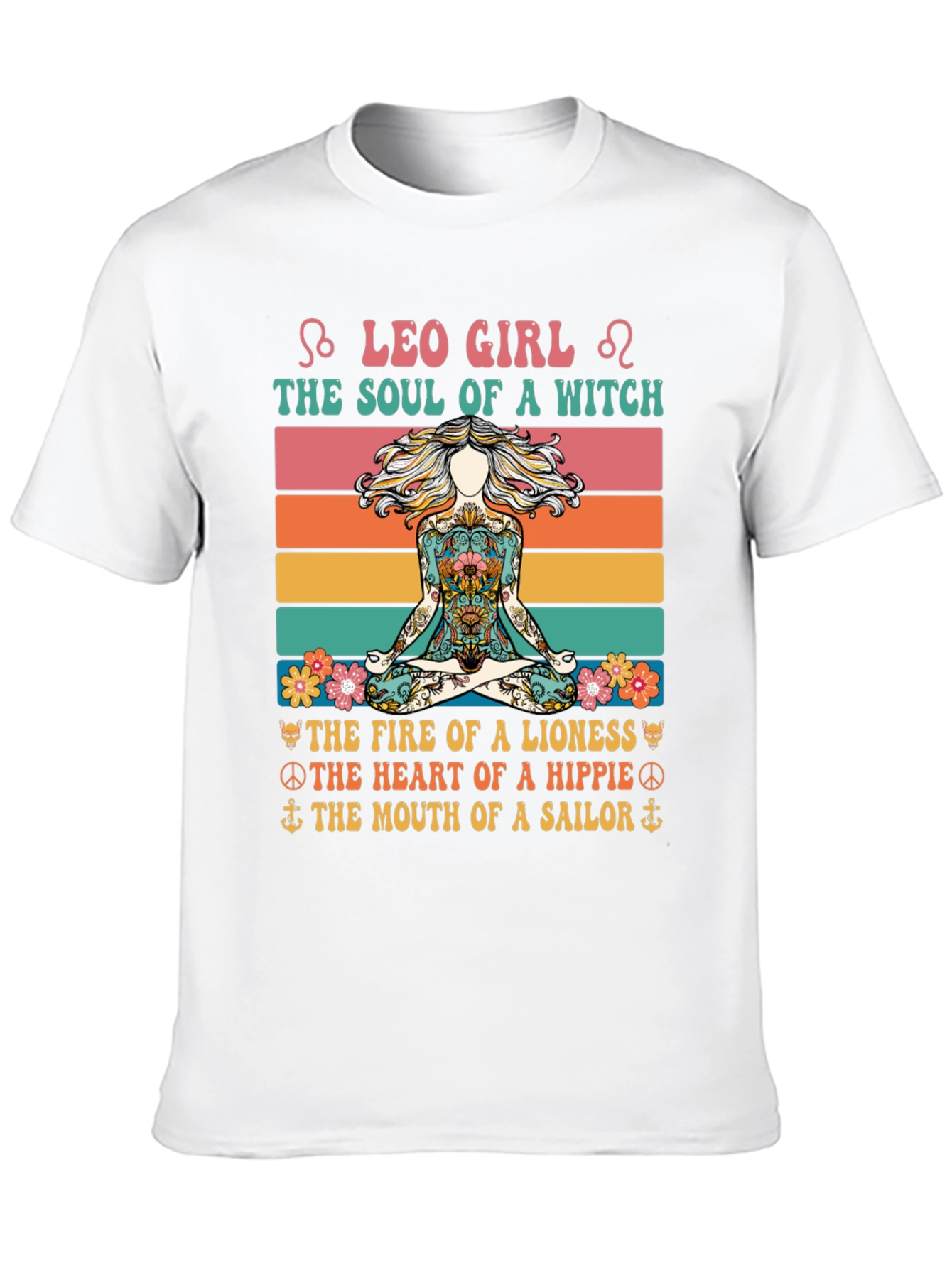 Leo Girl Witch Soul Graphic Tee