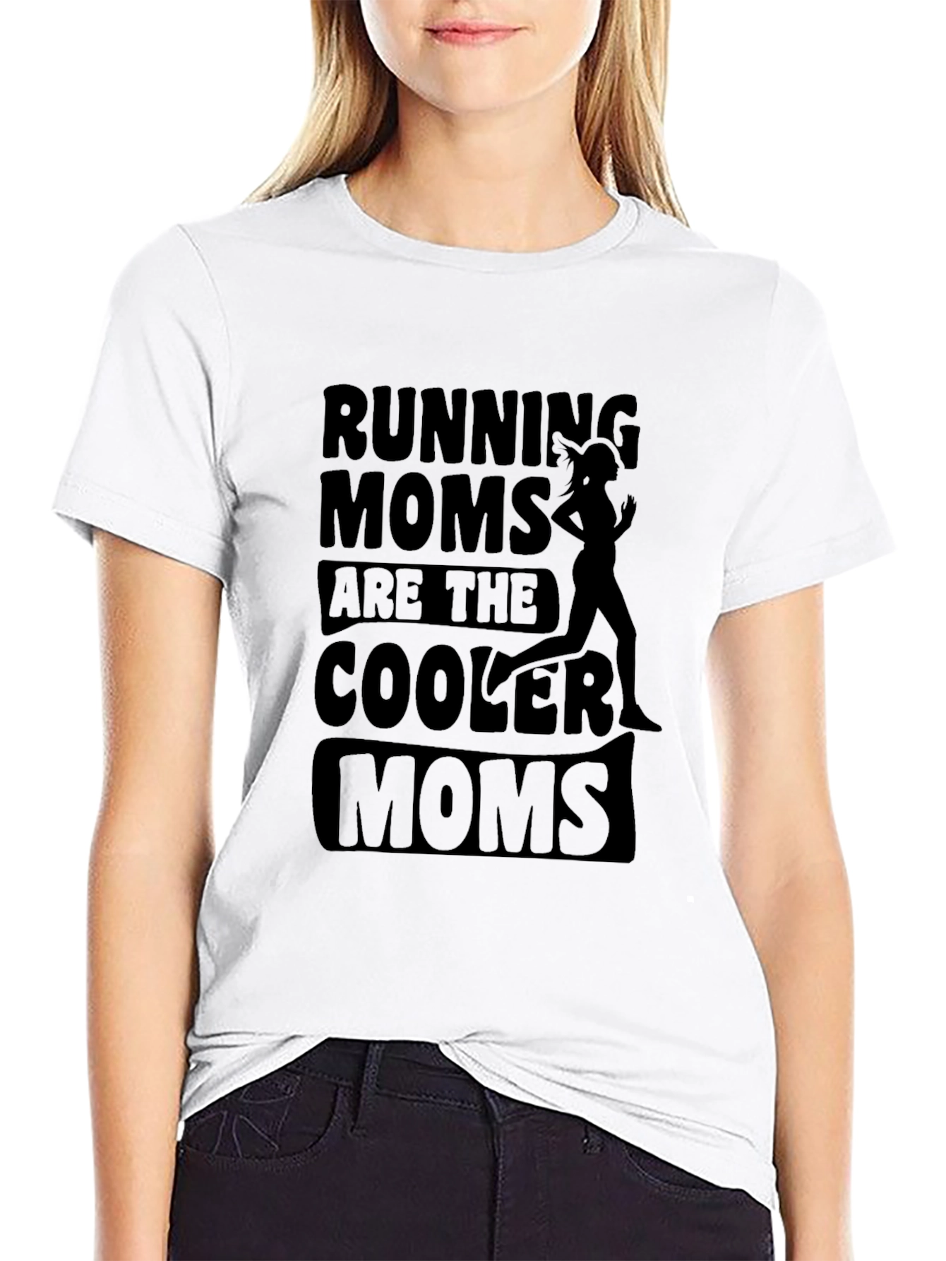 Running Moms T-Shirt - Cool Moms Tee