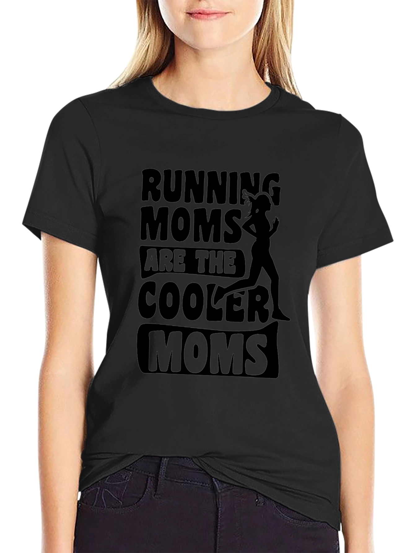 Running Moms T-Shirt - Cool Moms Tee