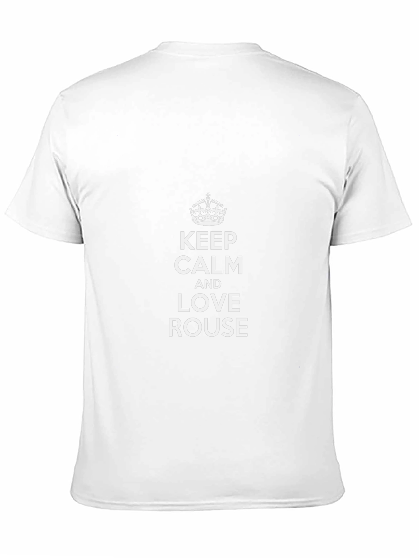 Keep Calm and Love Rouse Black T-Shirt