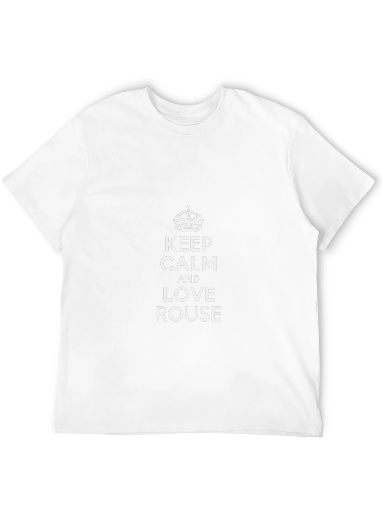 Keep Calm and Love Rouse Black T-Shirt
