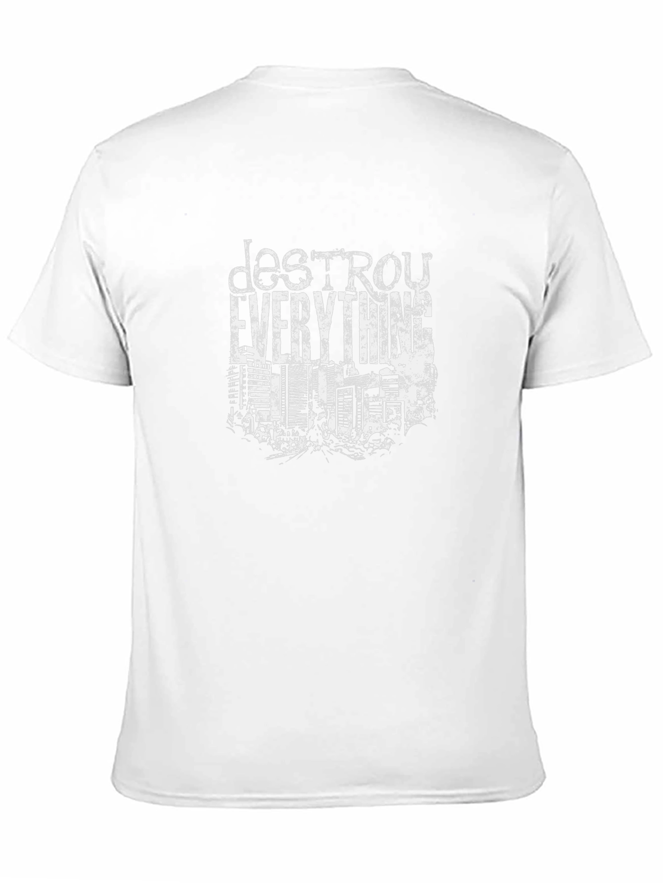 Destroy Everything Graphic Tee - Black Cotton