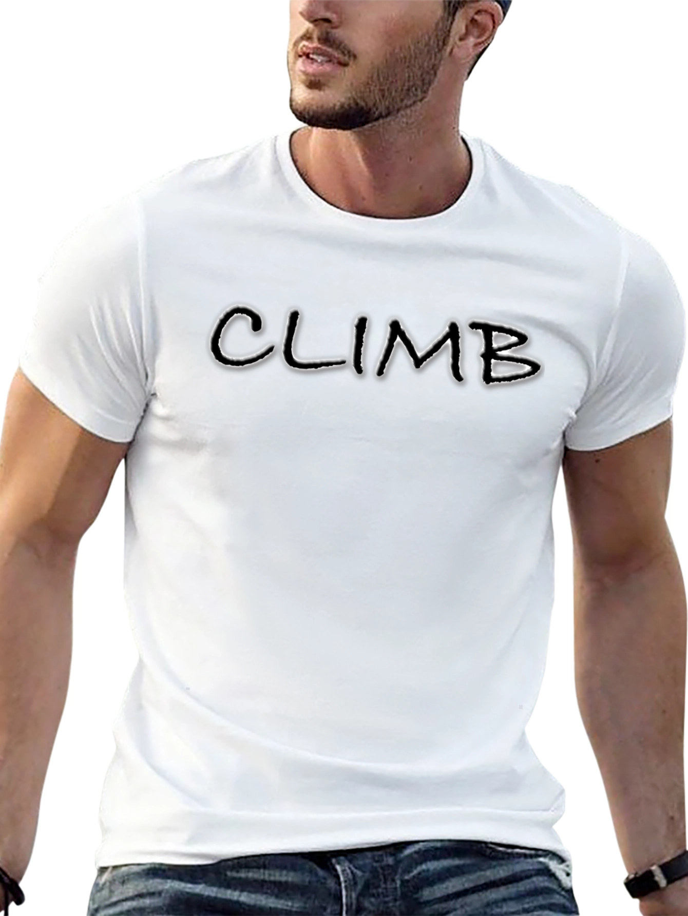 Climb Graphic Black T-Shirt - Rock Climbing Apparel